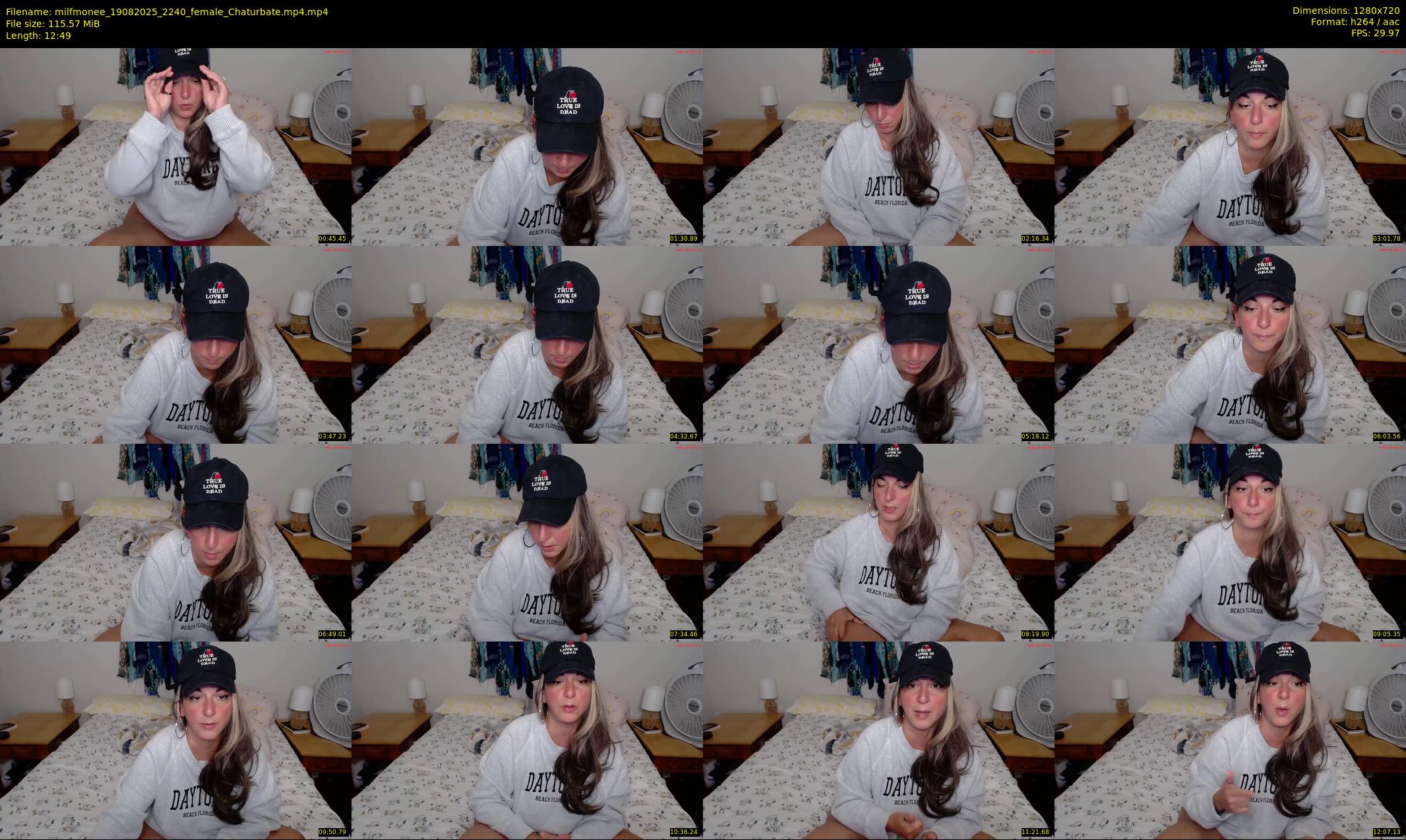 milfmonee — 13 minute Chaturbate female cam show recording, 720p, Aug 19, 2025