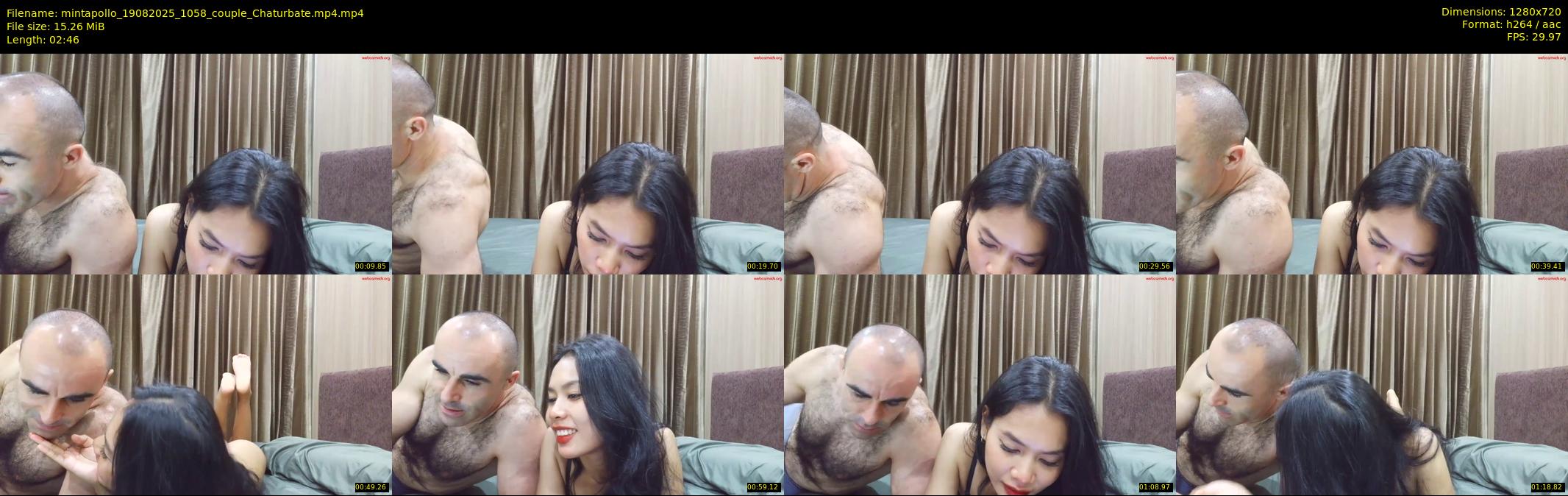 mintapollo — 3 minute Chaturbate couple cam show recording, 720p, Aug 19, 2025