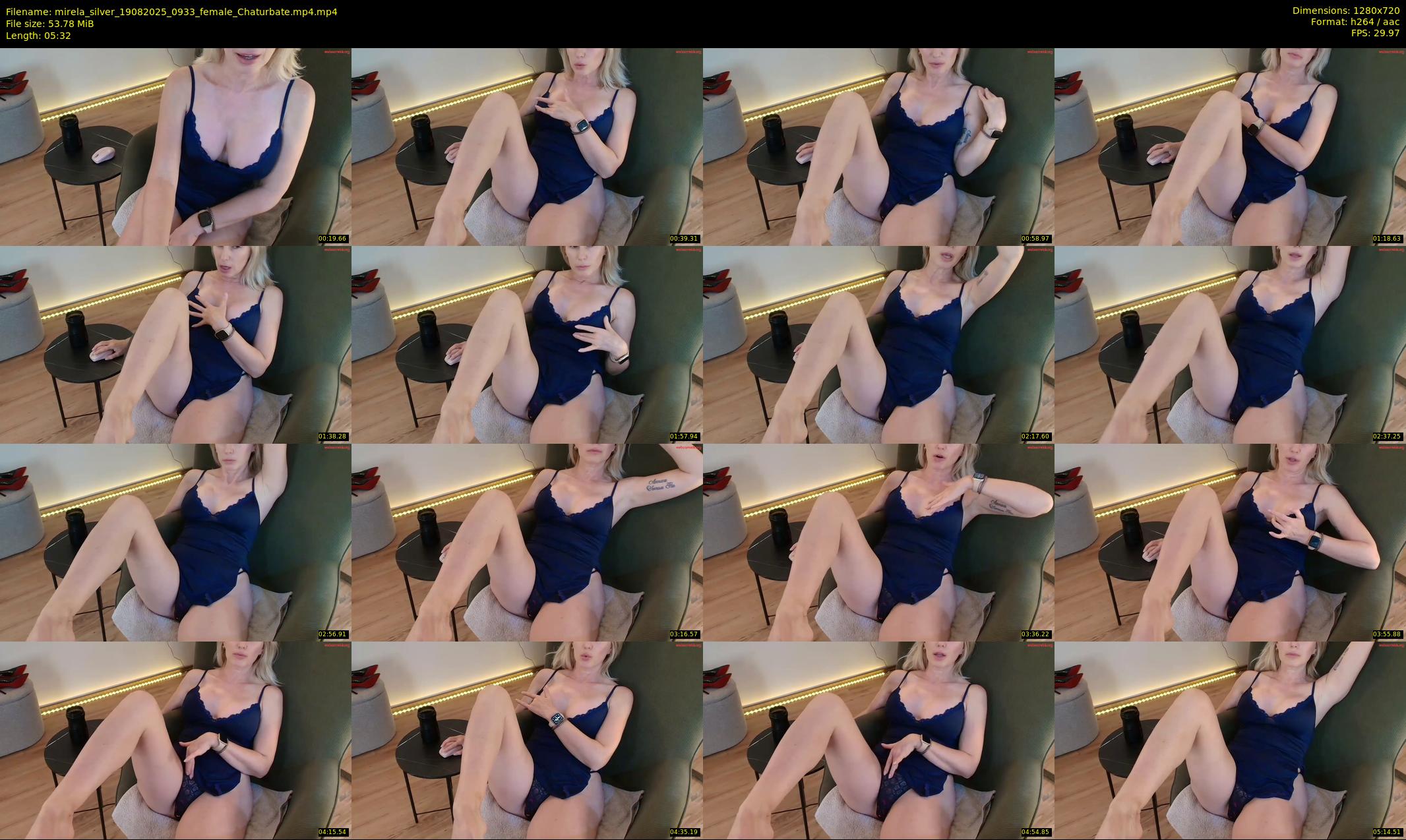 mirela_silver — 6 minute Chaturbate female cam show recording, 720p, Aug 19, 2025