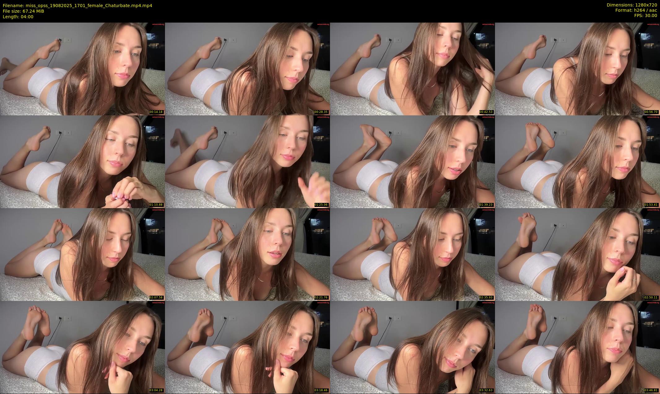 miss_opss — 4 minute Chaturbate female cam show recording, 720p, Aug 19, 2025