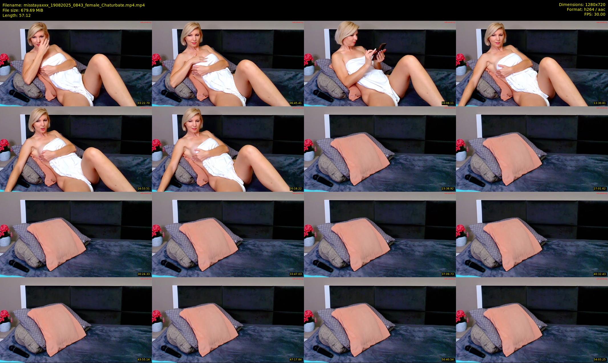 misstayaxxx — 58 minute Chaturbate female cam show recording, 720p, Aug 19, 2025