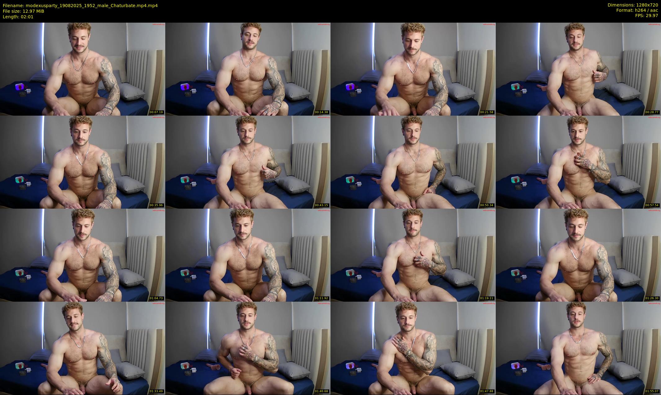 modexusparty — 3 minute Chaturbate male cam show recording, 720p, Aug 19, 2025