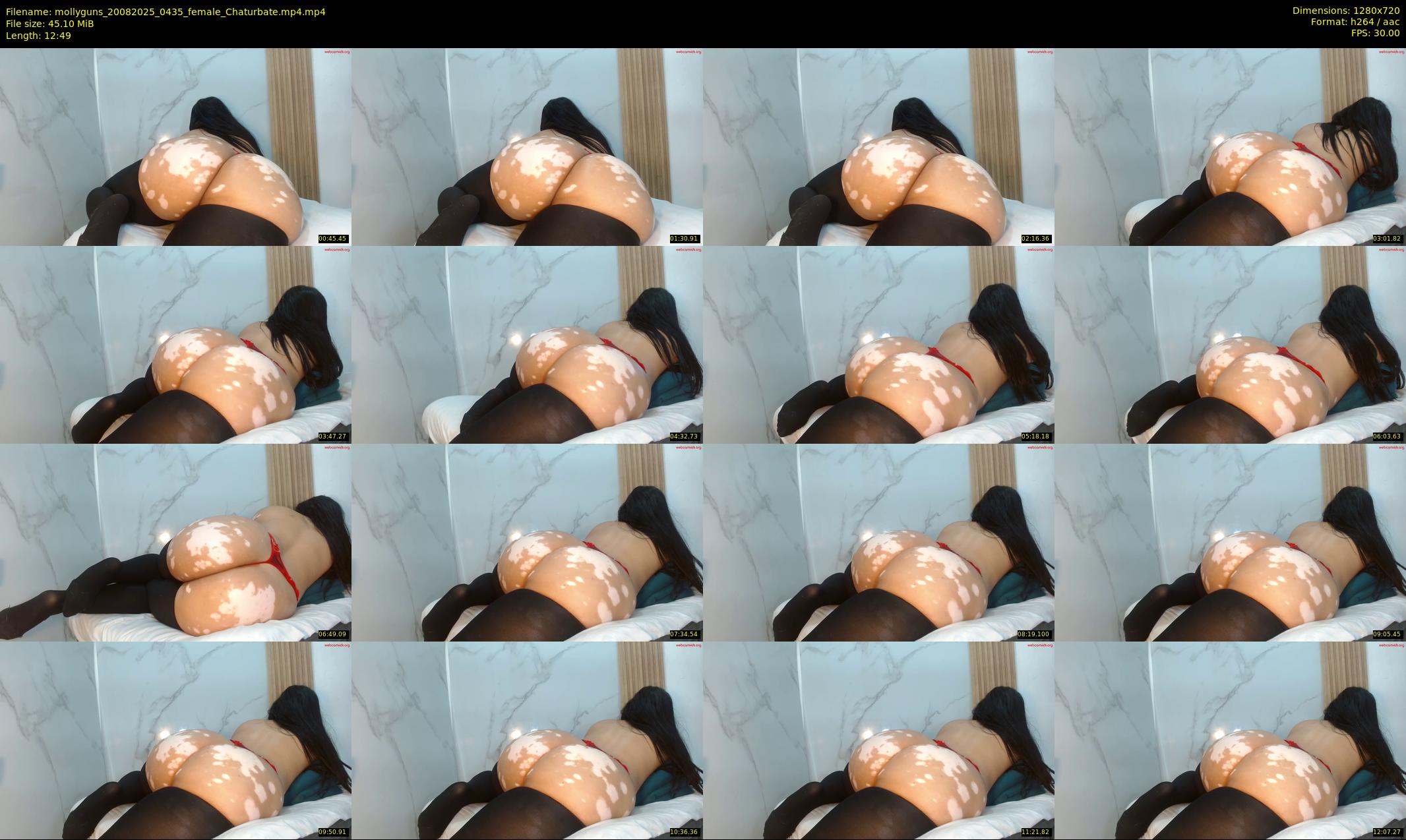 mollyguns — 13 minute Chaturbate female cam show recording, 720p, Aug 20, 2025