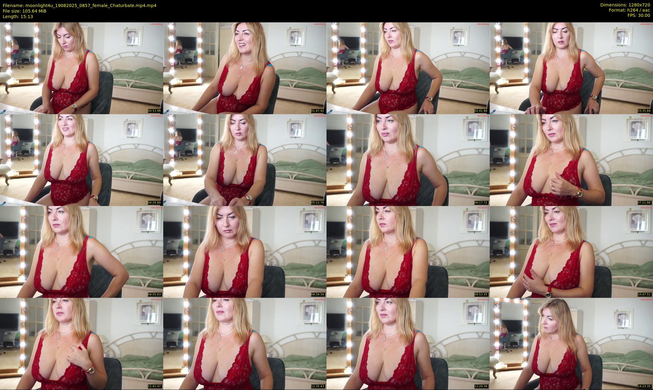 moonlight4u — 16 minute Chaturbate female cam show recording, 720p, Aug 19, 2025