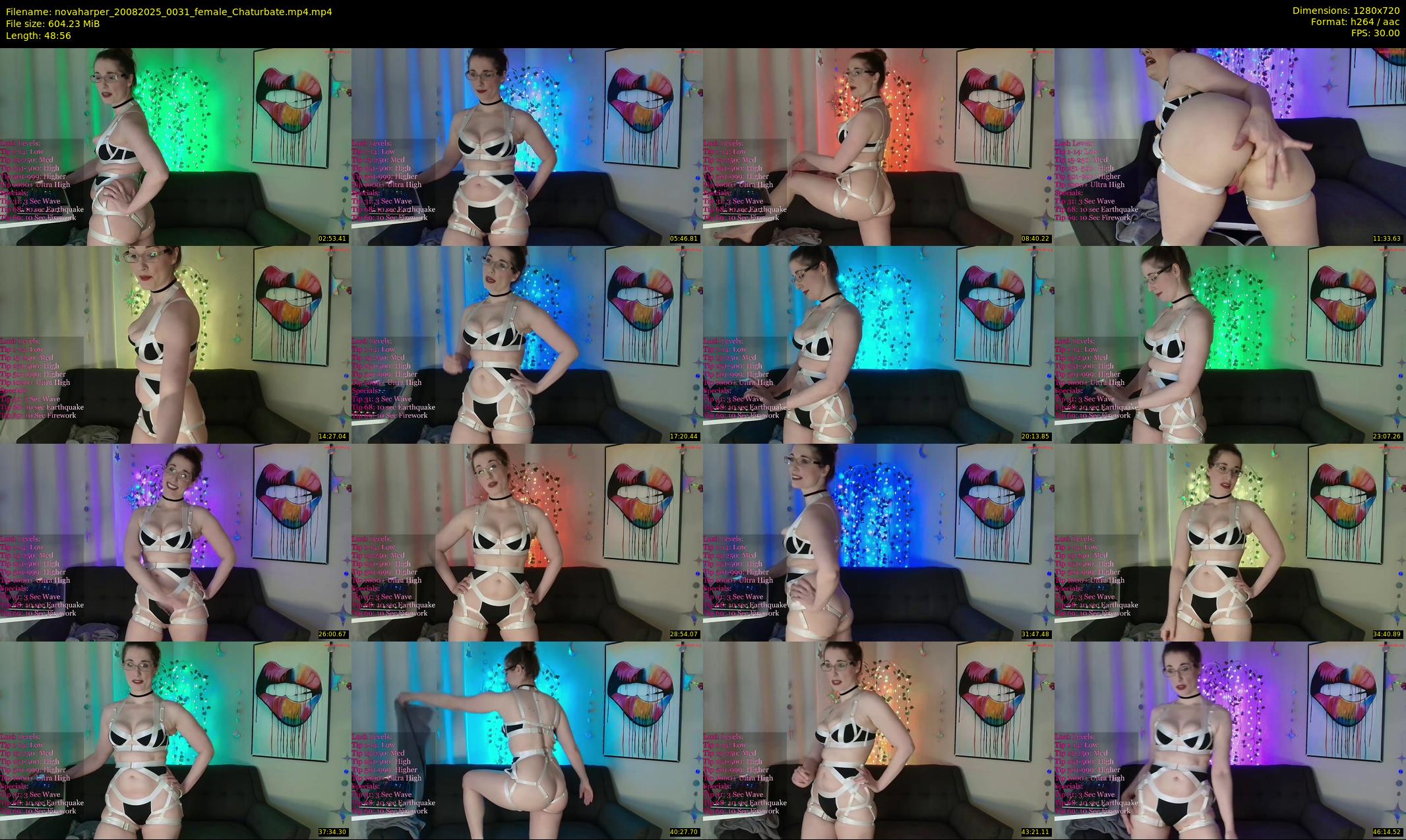 novaharper — 49 minute Chaturbate female cam show recording, 720p, Aug 20, 2025