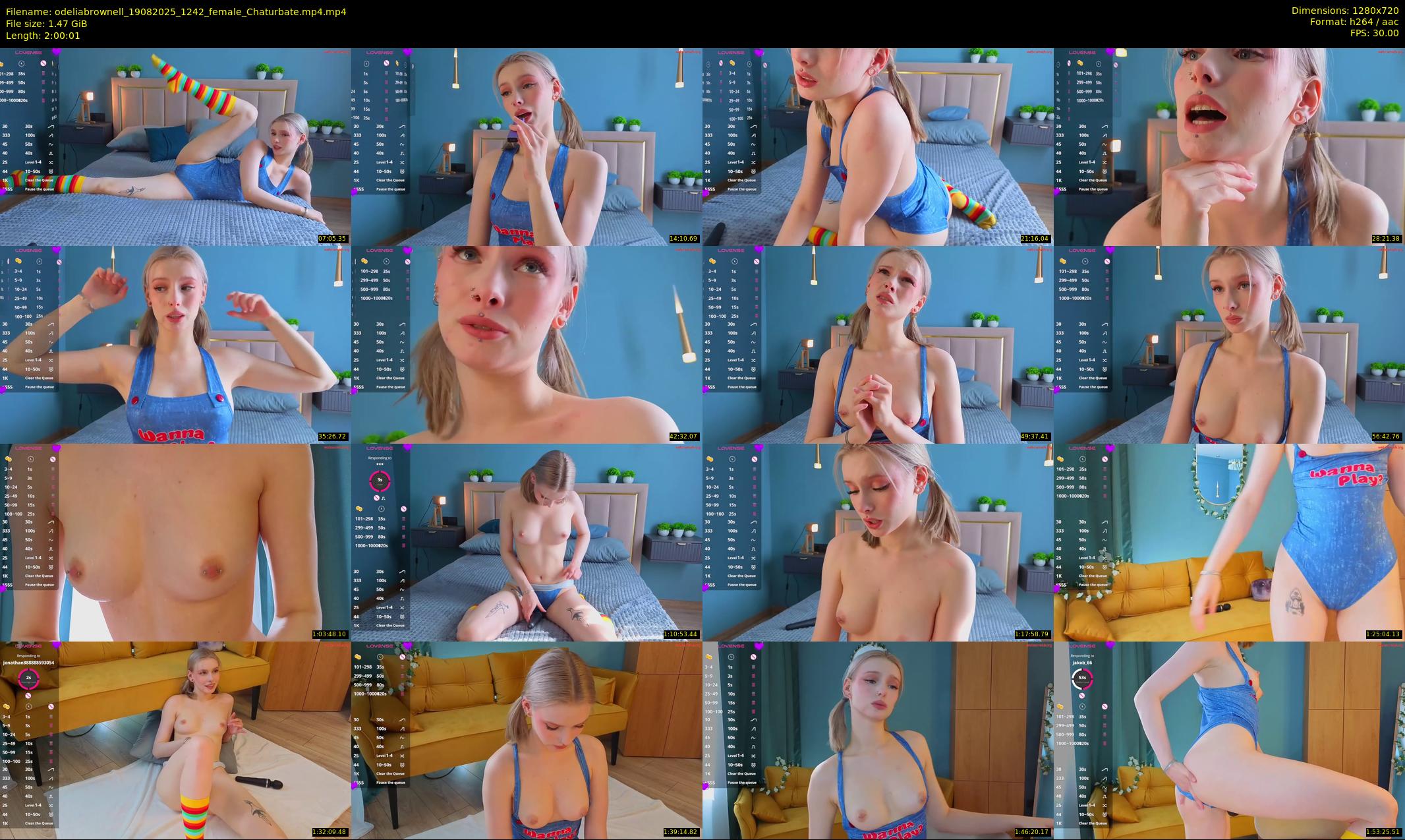 odeliabrownell — 121 minute Chaturbate female cam show recording, 720p, Aug 19, 2025