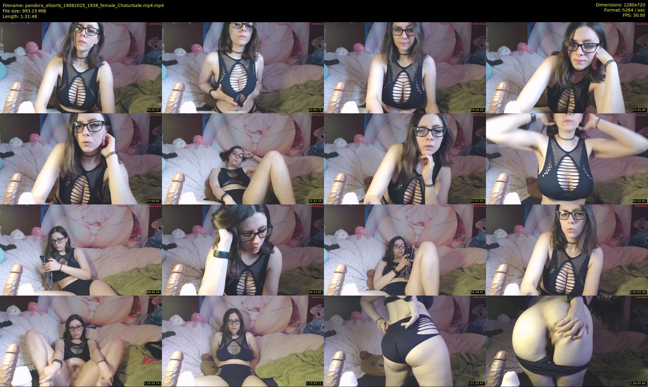pandora_allsorts — 92 minute Chaturbate female cam show recording, 720p, Aug 19, 2025