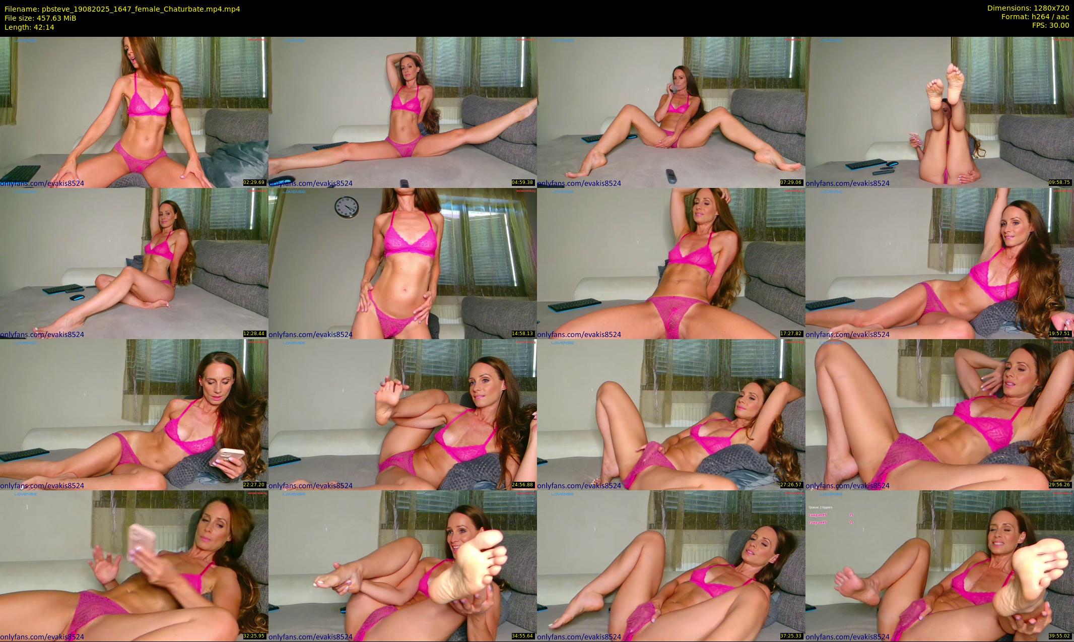 pbsteve — 43 minute Chaturbate couple cam show recording, 720p, Aug 19, 2025