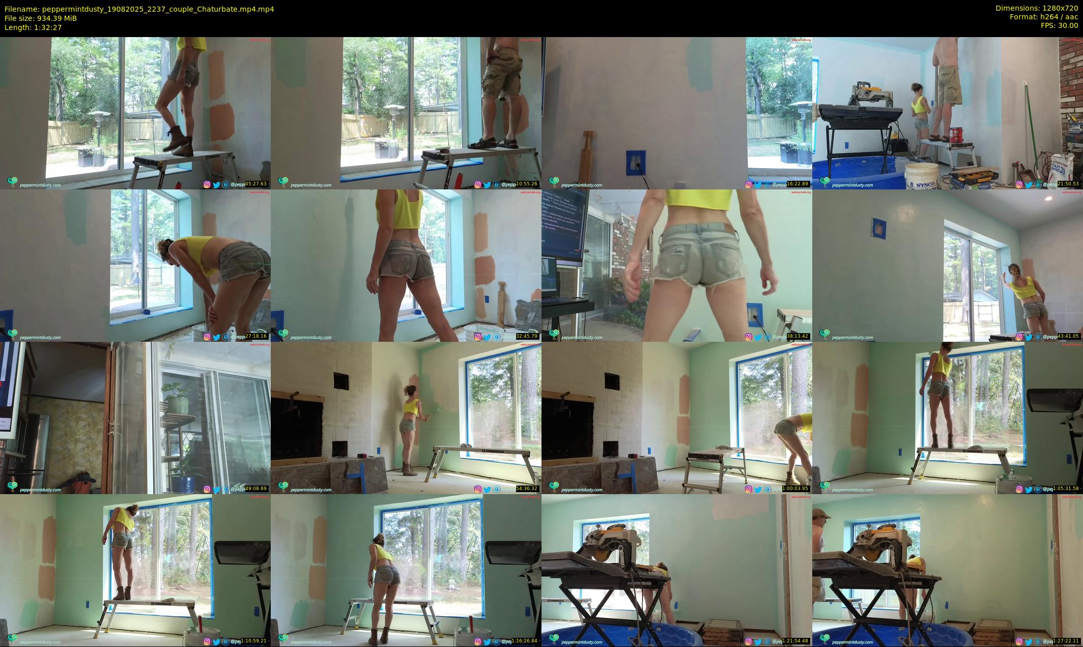 peppermintdusty — 93 minute Chaturbate couple cam show recording, 720p, Aug 19, 2025