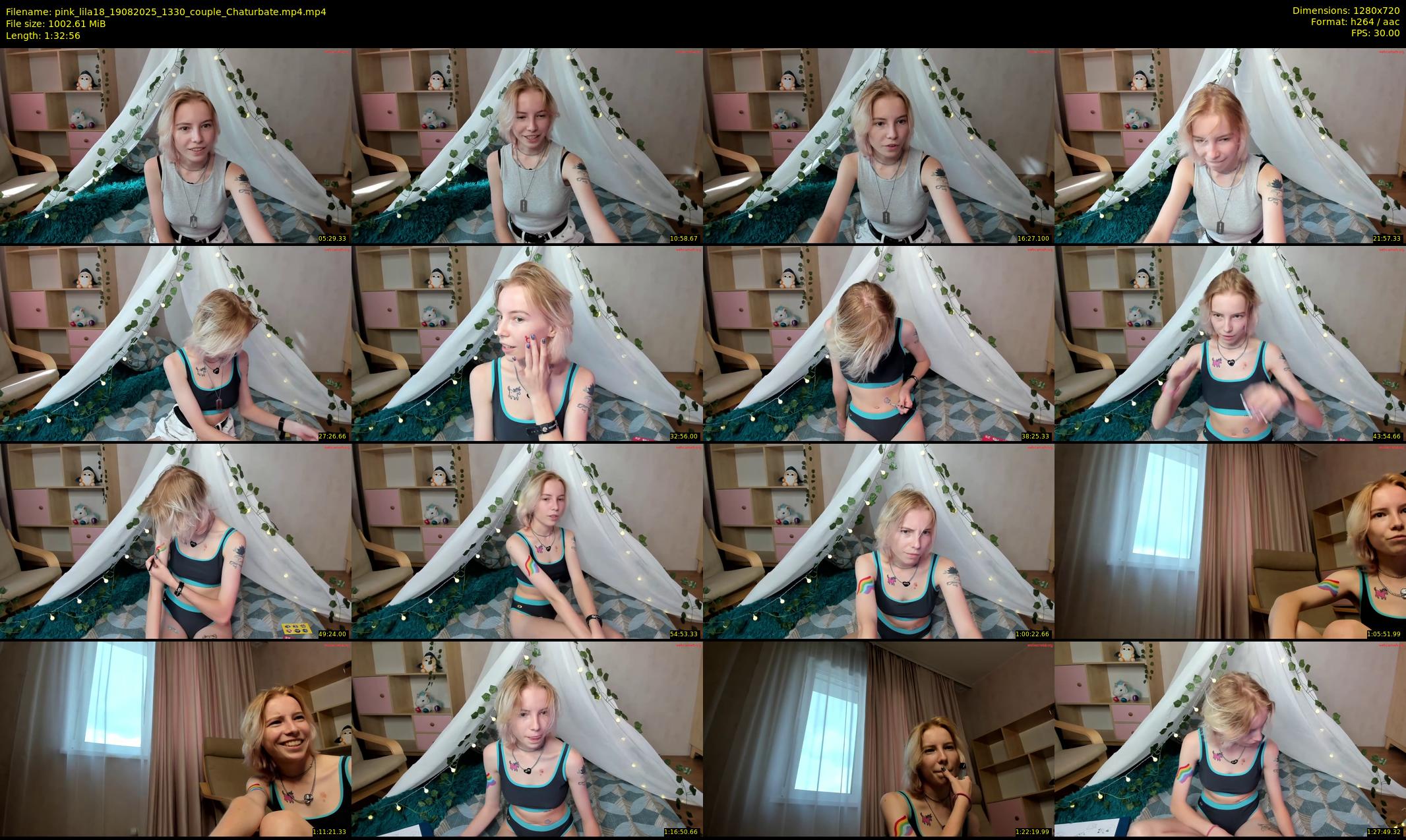 pink_lila18 — 93 minute Chaturbate couple cam show recording, 720p, Aug 19, 2025