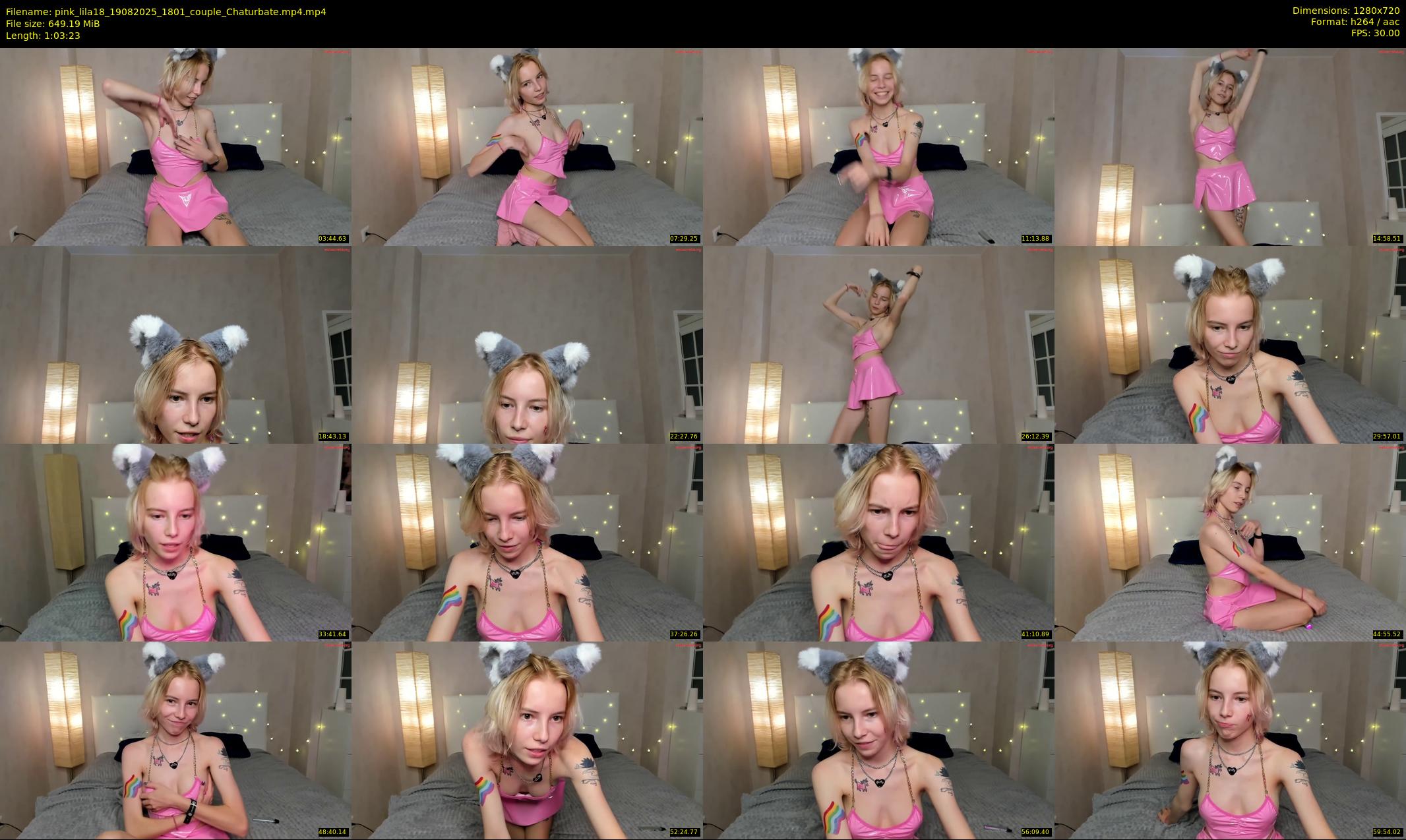 pink_lila18 — 64 minute Chaturbate couple cam show recording, 720p, Aug 19, 2025