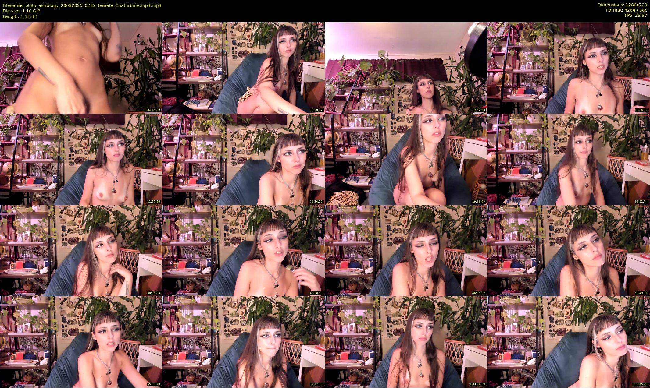 pluto_astrology — 72 minute Chaturbate female cam show recording, 720p, Aug 20, 2025