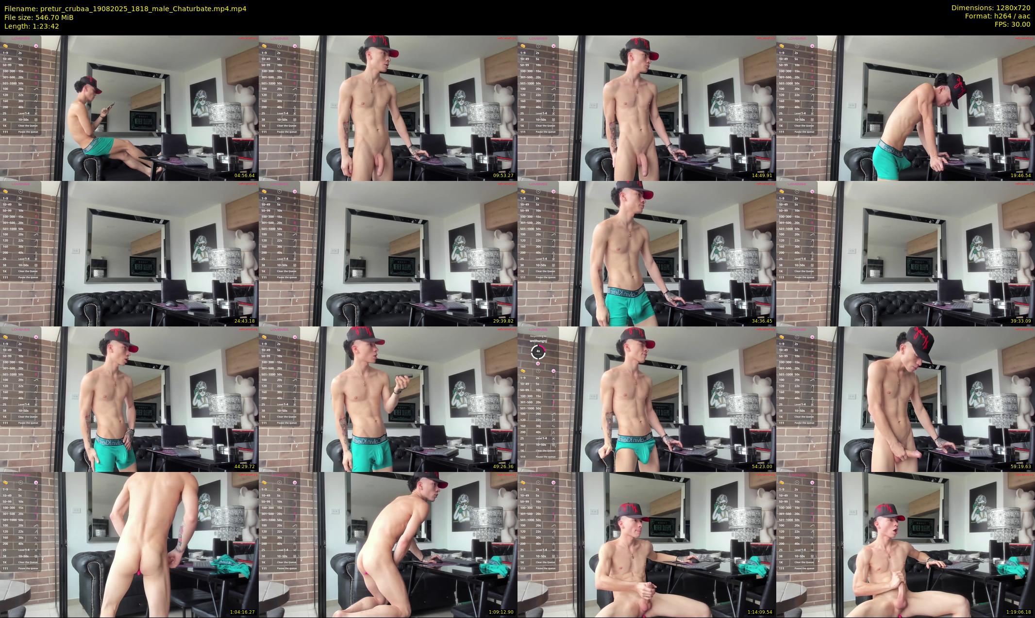 pretur_crubaa — 84 minute Chaturbate male cam show recording, 720p, Aug 19, 2025