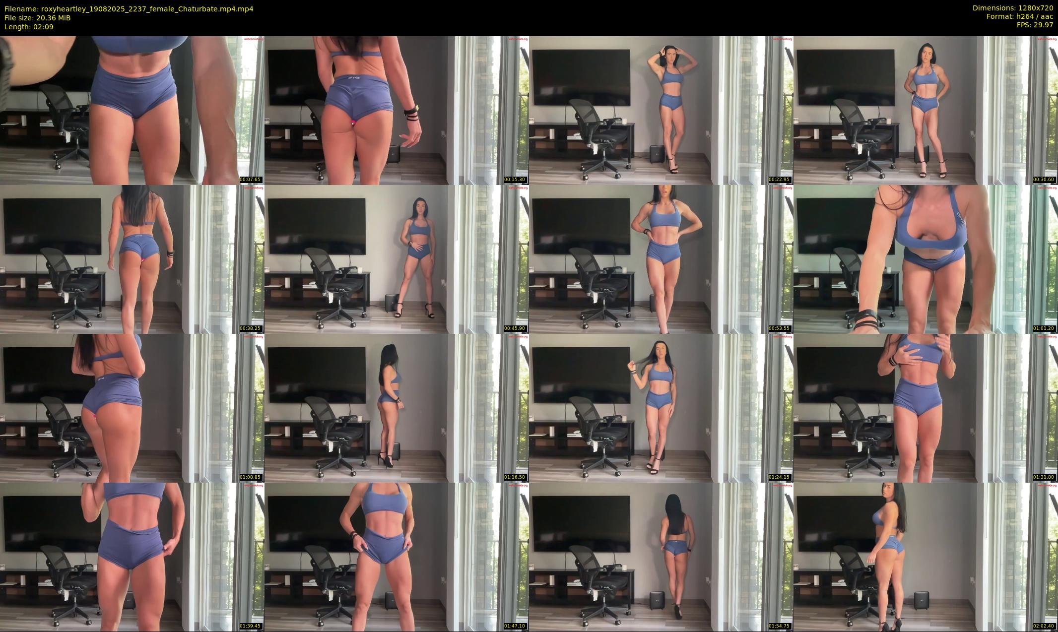 roxyheartley — 3 minute Chaturbate female cam show recording, 720p, Aug 19, 2025
