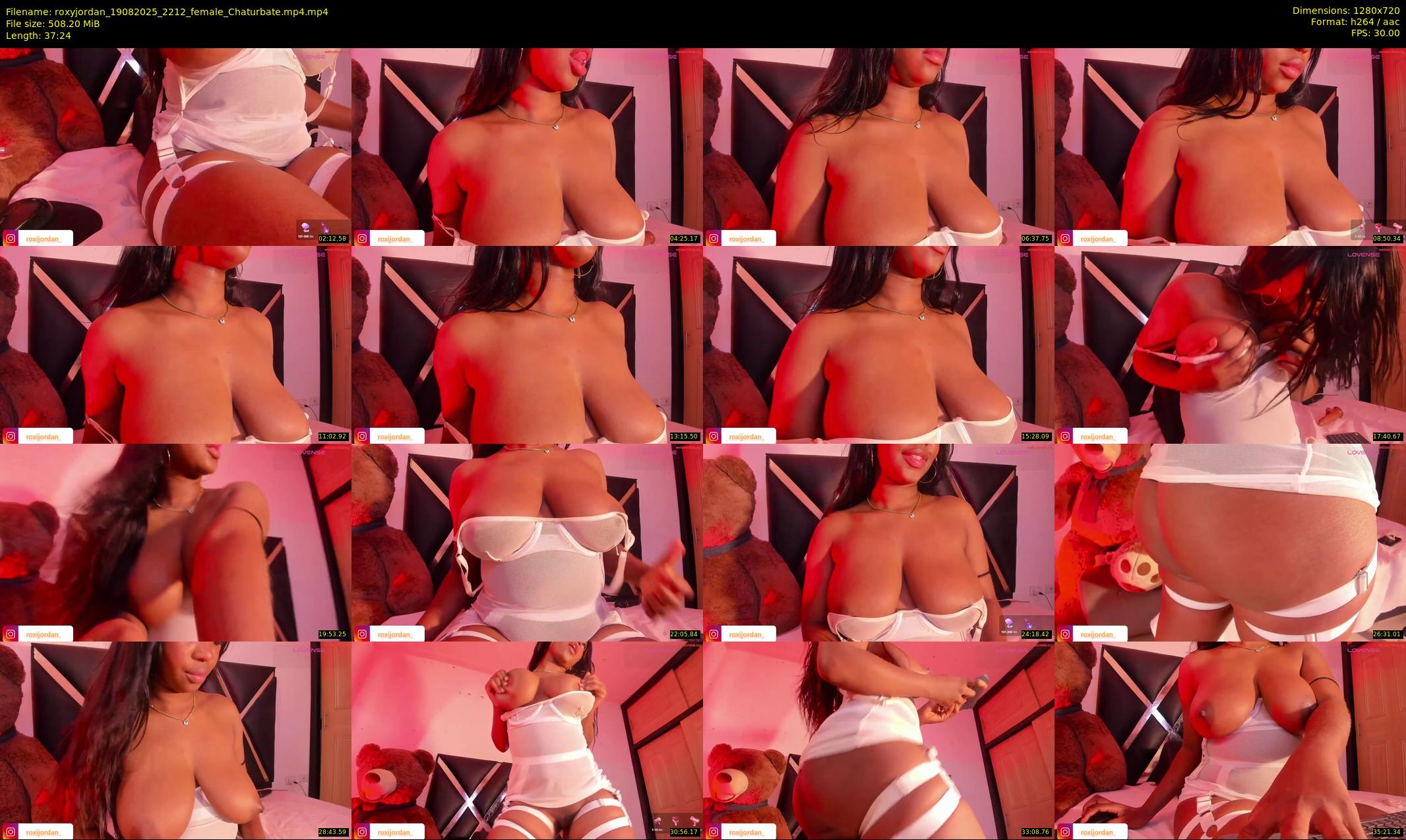 roxyjordan — 38 minute Chaturbate female cam show recording, 720p, Aug 19, 2025