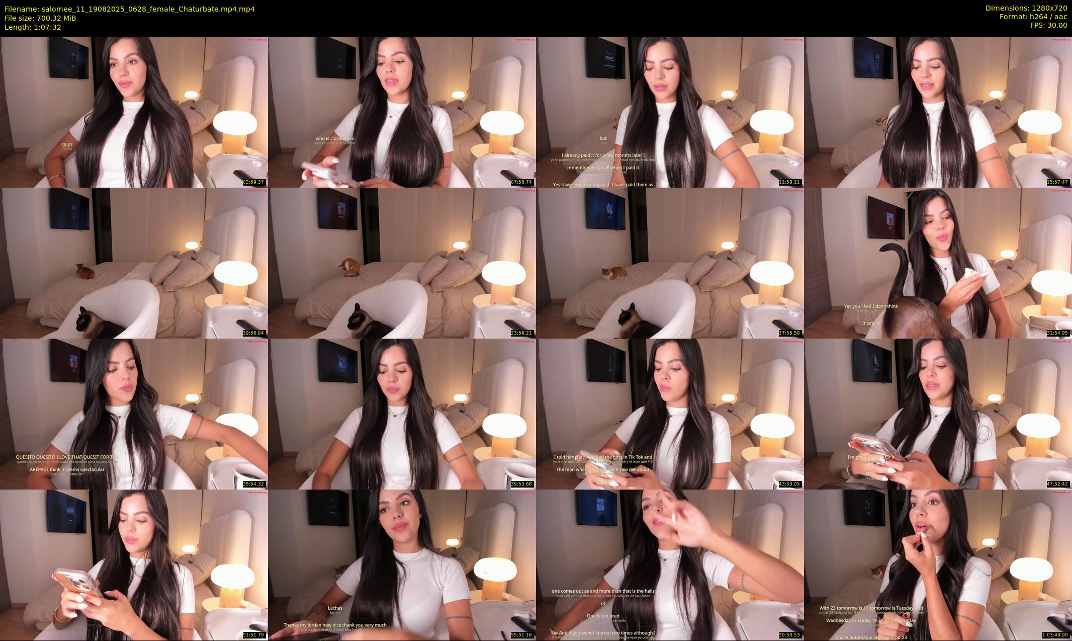 salomee_11 — 68 minute Chaturbate female cam show recording, 720p, Aug 19, 2025