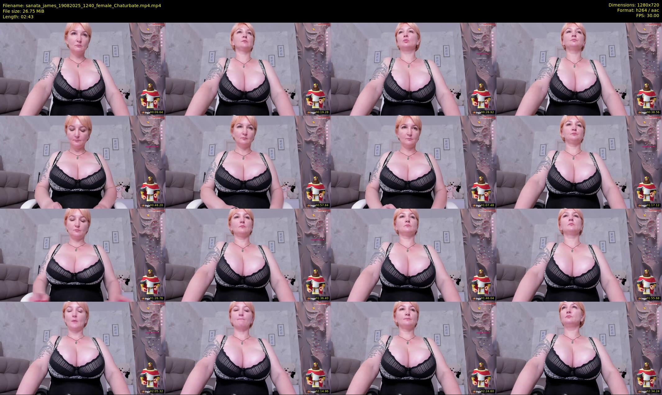 sanata_james — 3 minute Chaturbate female cam show recording, 720p, Aug 19, 2025