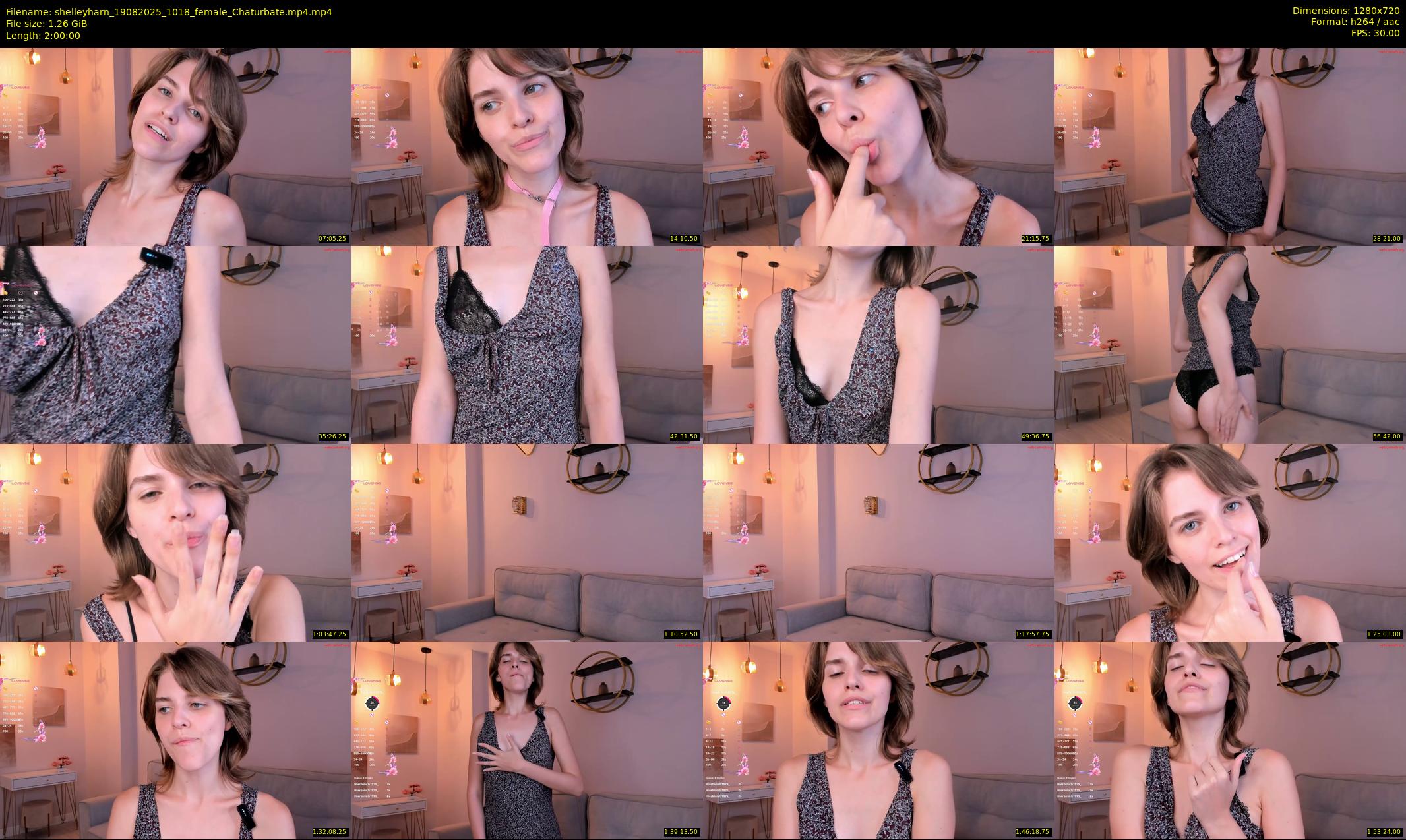 shelleyharn — 120 minute Chaturbate female cam show recording, 720p, Aug 19, 2025