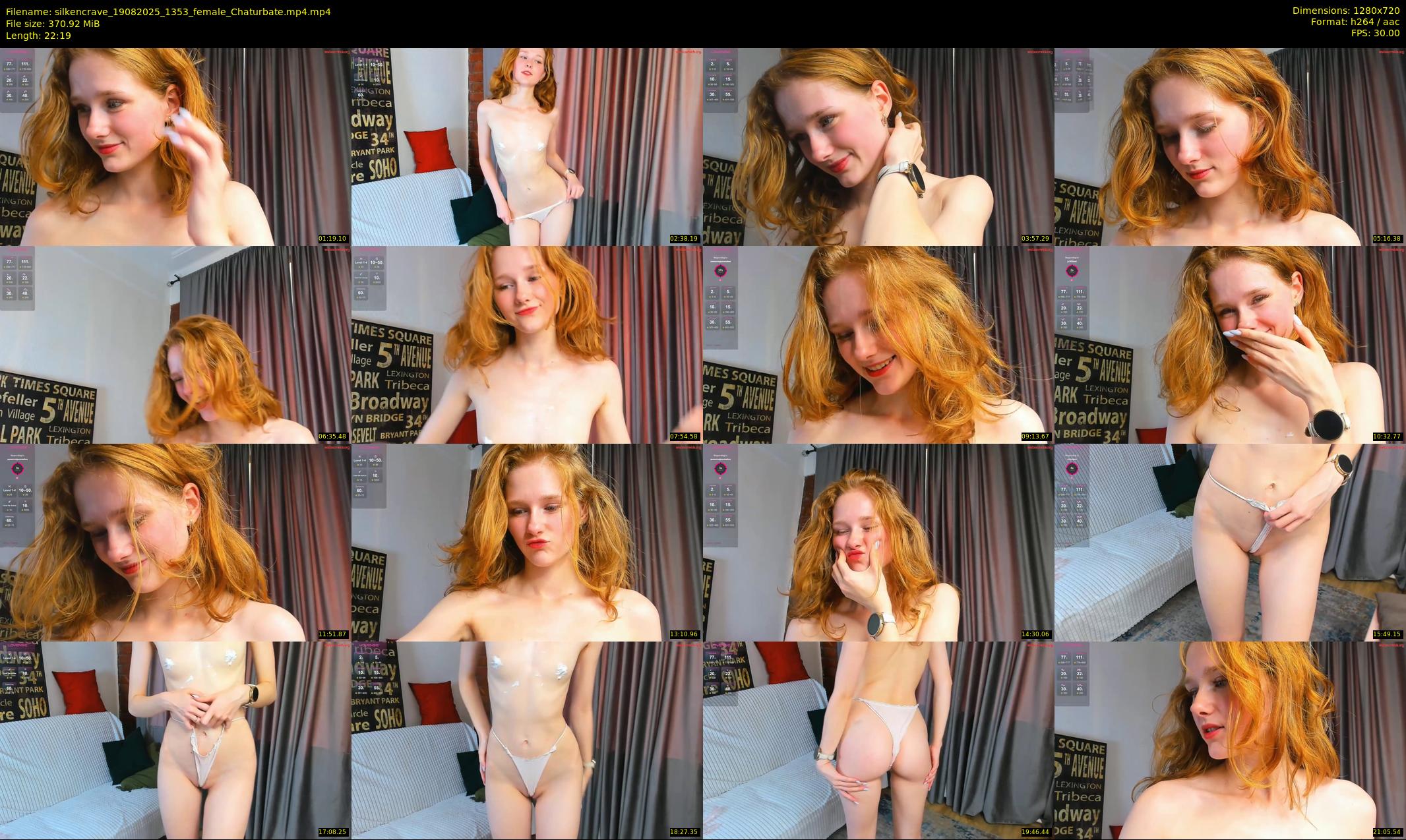 silkencrave — 23 minute Chaturbate female cam show recording, 720p, Aug 19, 2025