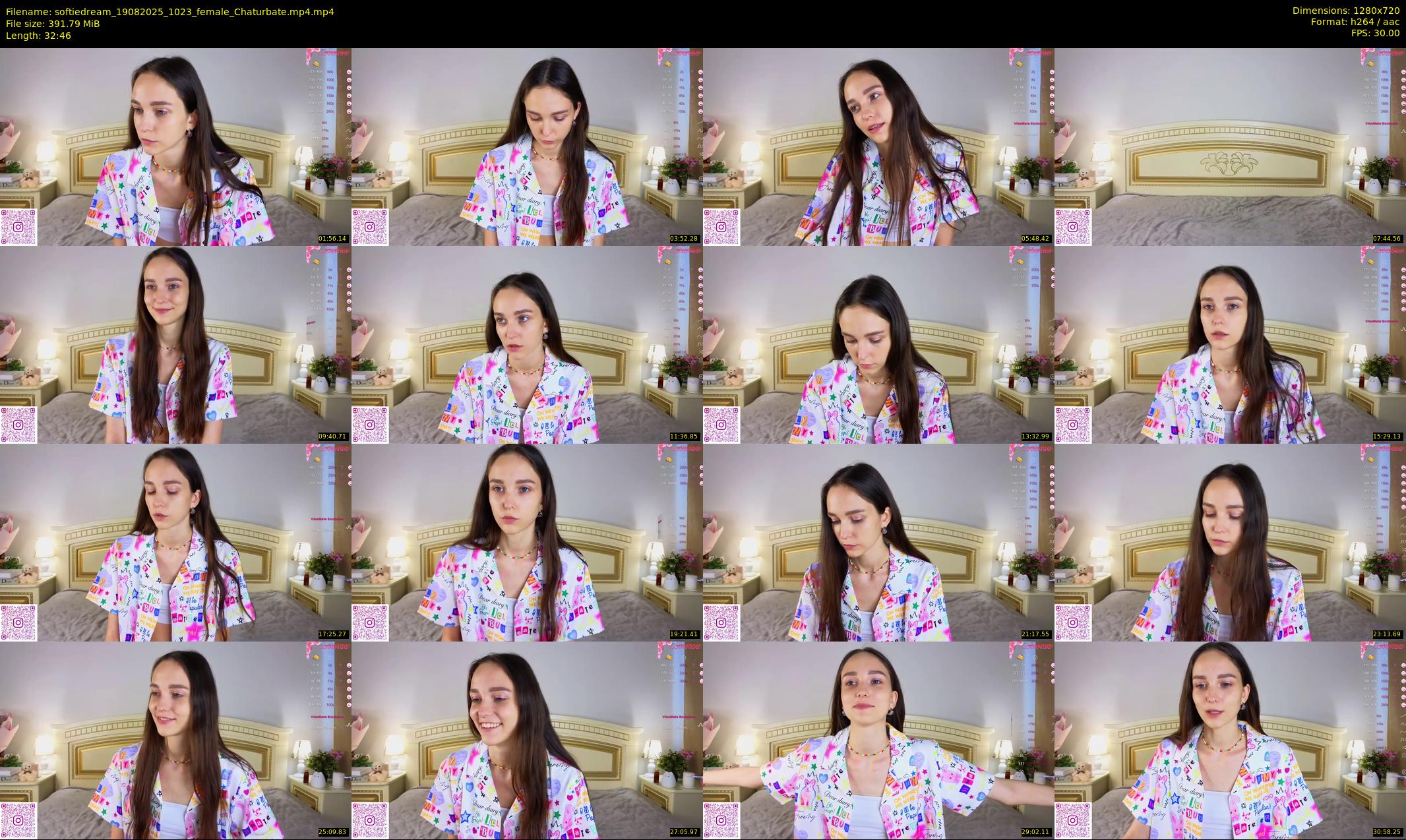 softiedream — 33 minute Chaturbate female cam show recording, 720p, Aug 19, 2025
