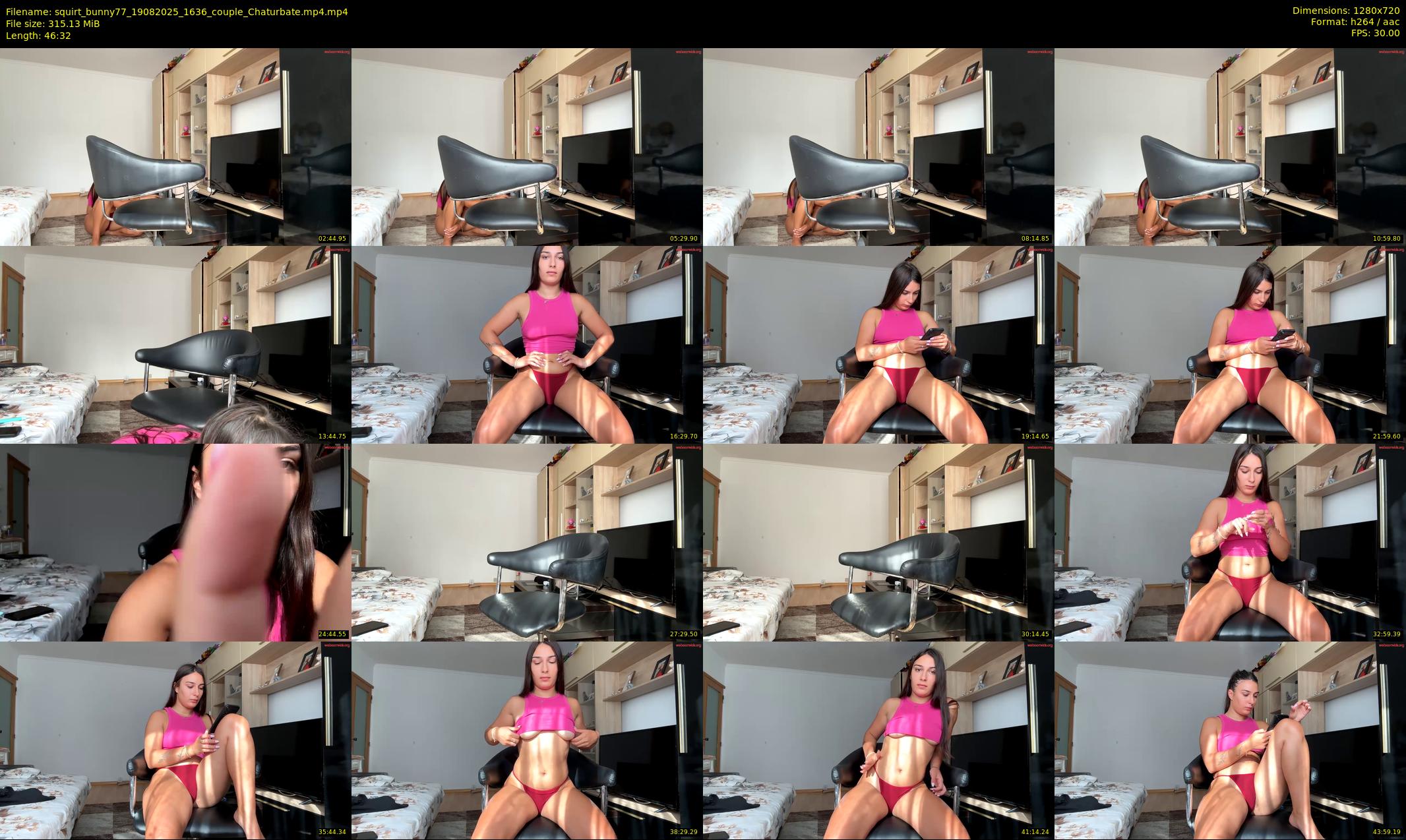 squirt_bunny77 — 47 minute Chaturbate couple cam show recording, 720p, Aug 19, 2025
