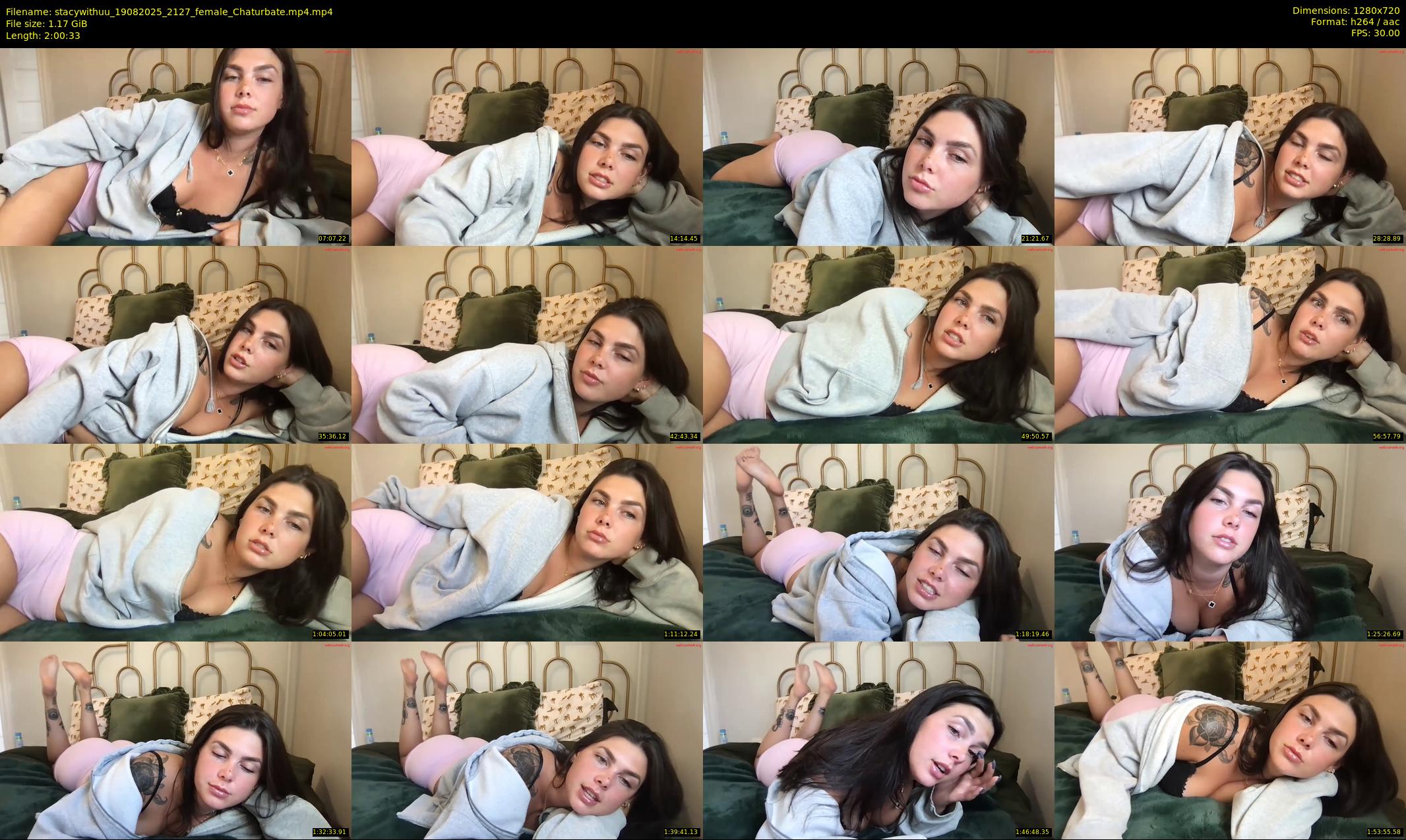 stacywithuu — 121 minute Chaturbate female cam show recording, 720p, Aug 19, 2025
