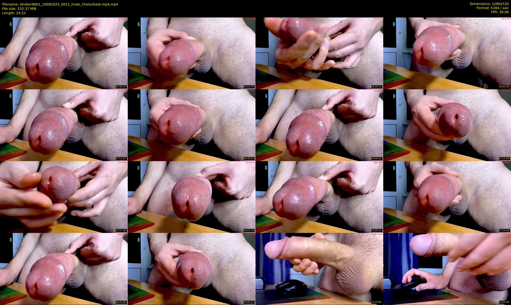 stroker9801 — 25 minute Chaturbate male cam show recording, 720p, Aug 20, 2025