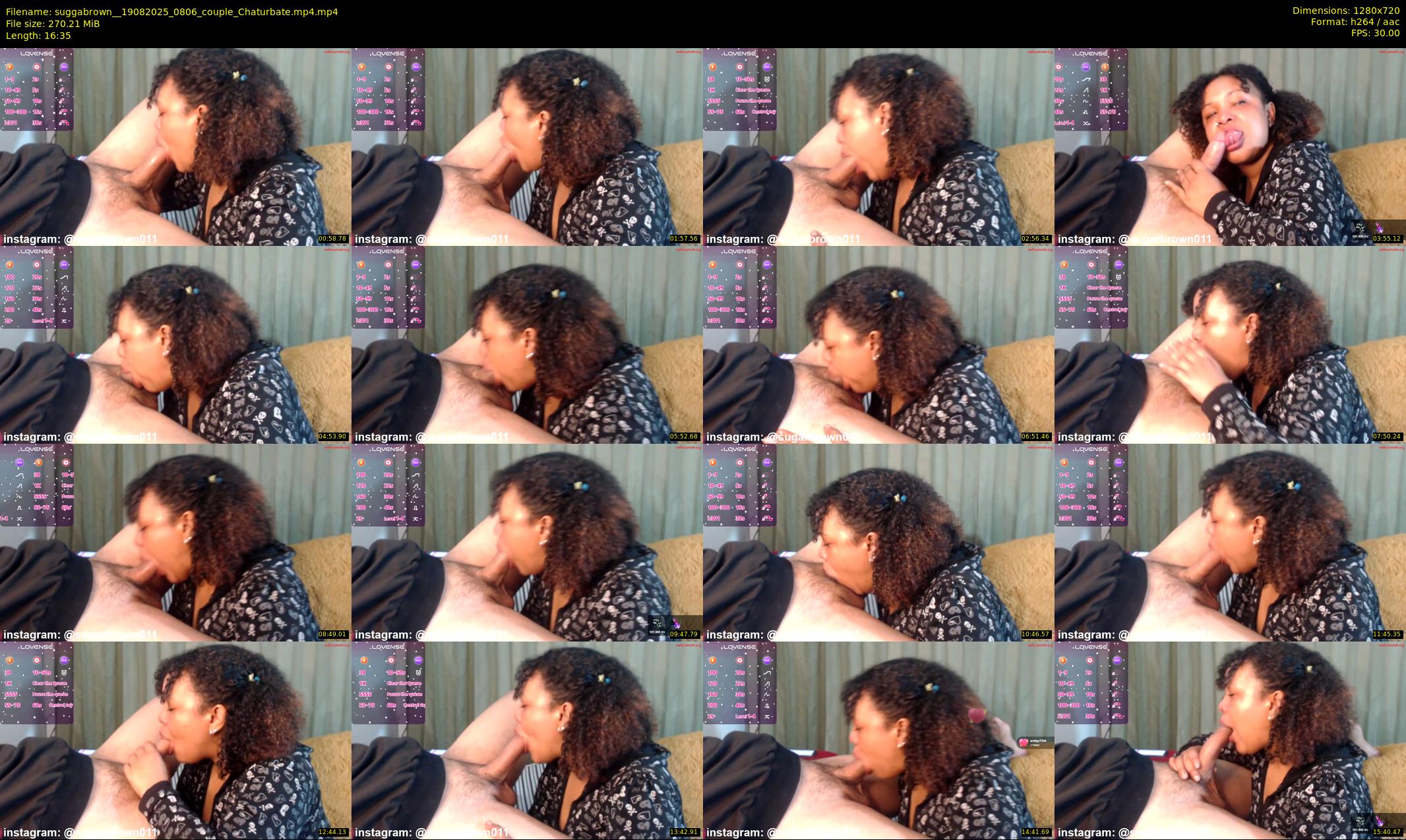 suggabrown_ — 17 minute Chaturbate couple cam show recording, 720p, Aug 19, 2025