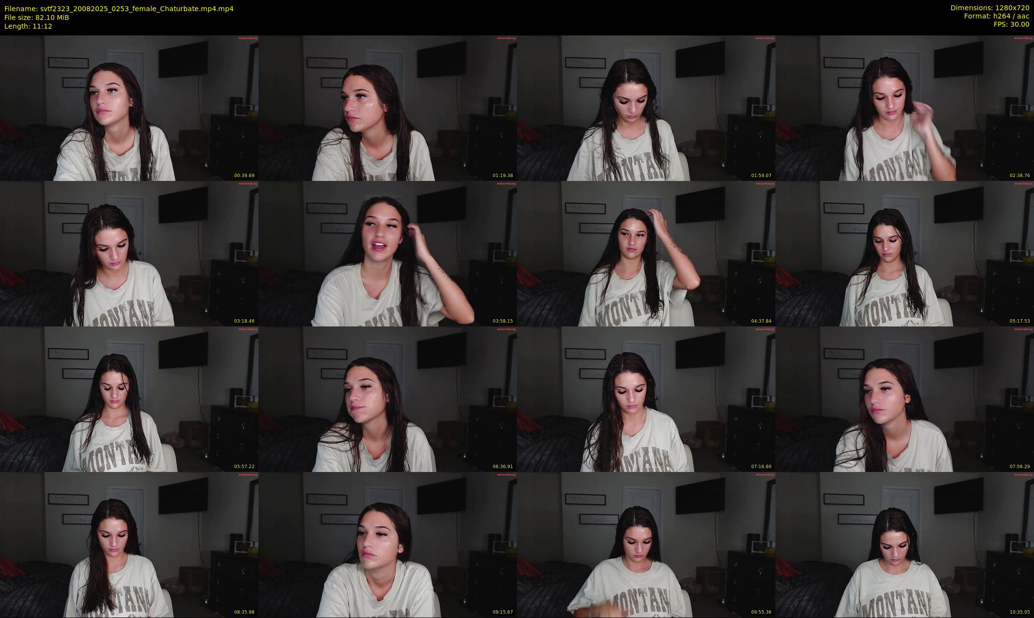 svtf2323 — 12 minute Chaturbate female cam show recording, 720p, Aug 20, 2025
