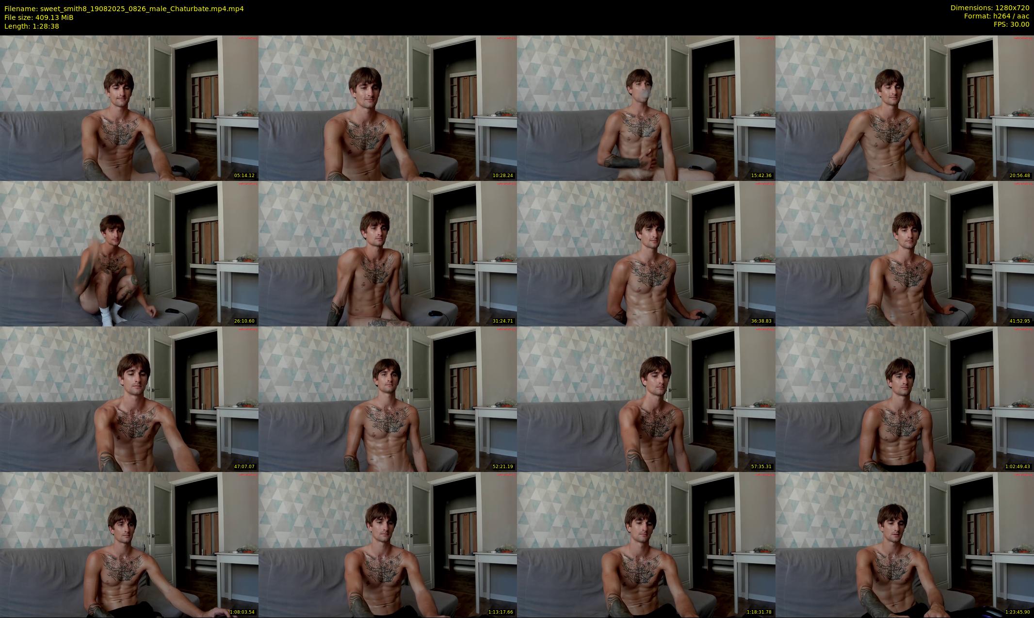 sweet_smith8 — 89 minute Chaturbate male cam show recording, 720p, Aug 19, 2025