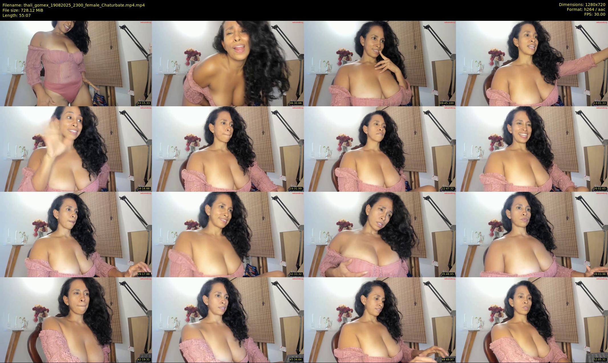 thali_gomex — 56 minute Chaturbate female cam show recording, 720p, Aug 19, 2025