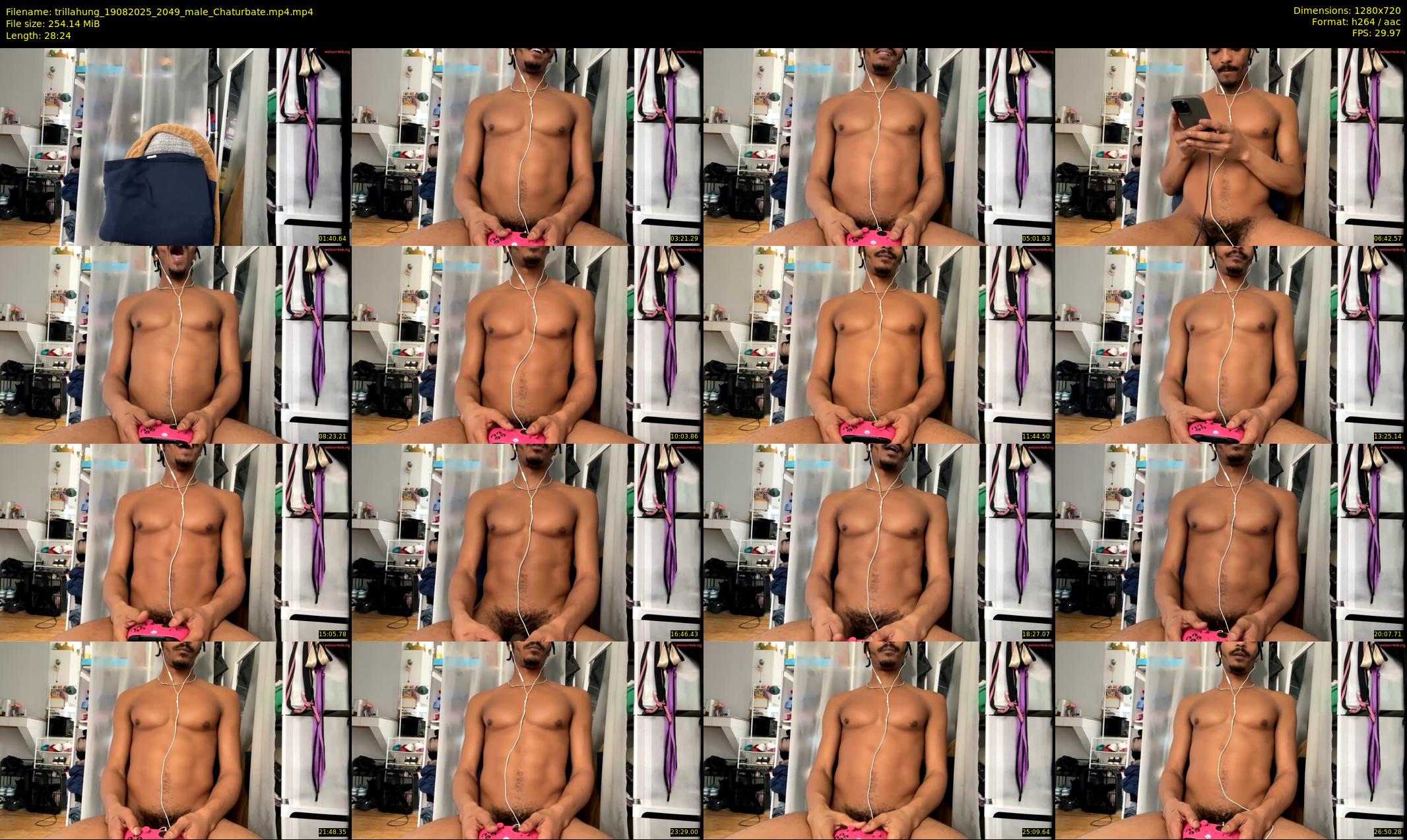 trillahung — 29 minute Chaturbate male cam show recording, 720p, Aug 19, 2025