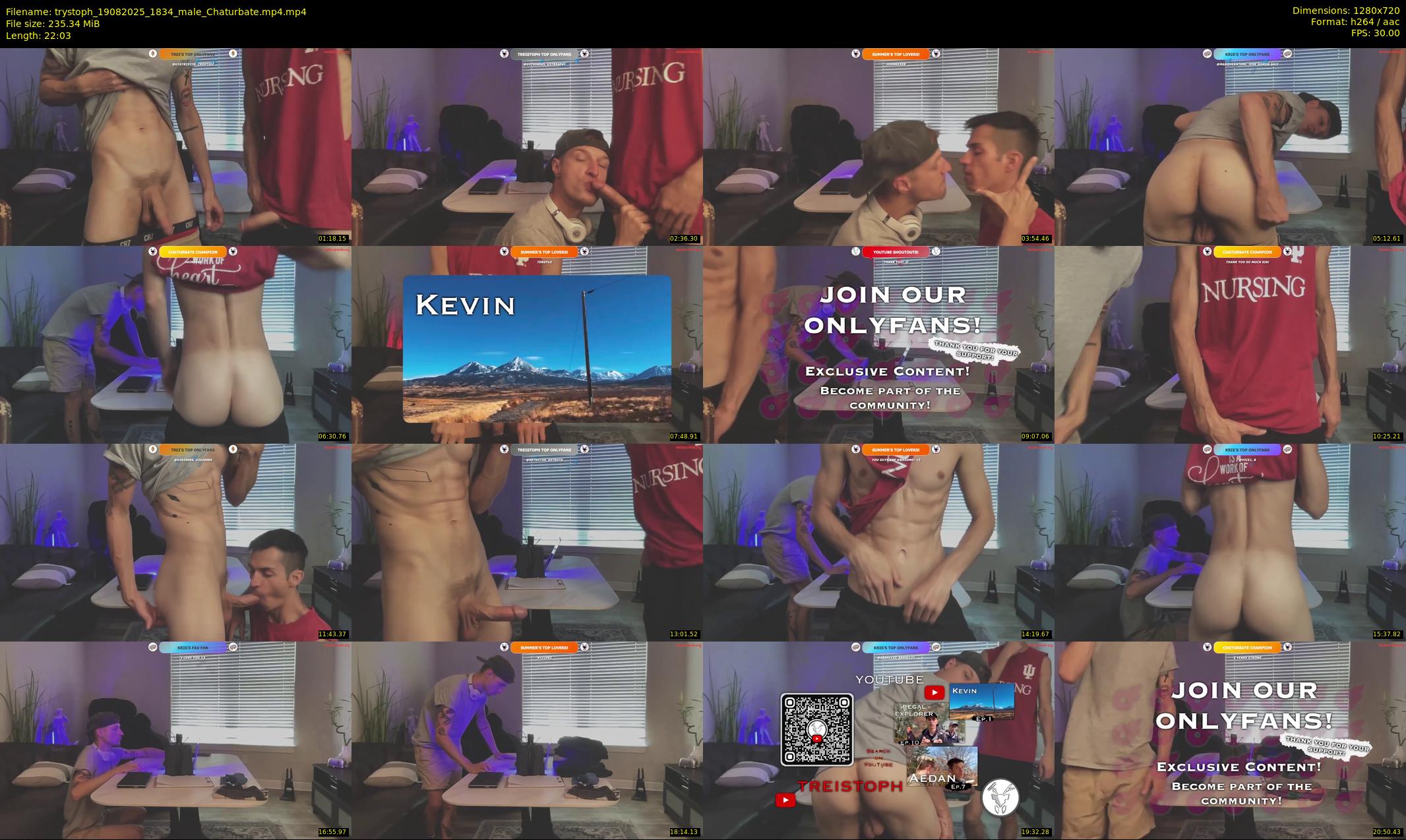 trystoph — 23 minute Chaturbate male cam show recording, 720p, Aug 19, 2025