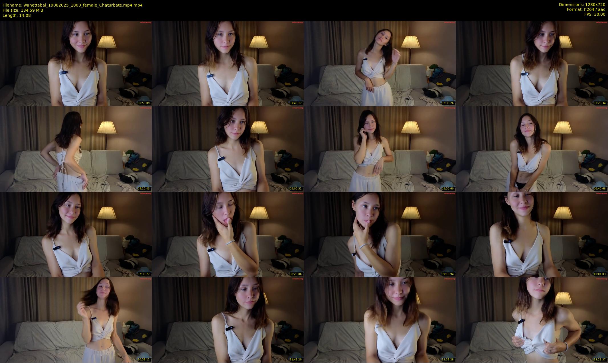 wanettabal — 15 minute Chaturbate female cam show recording, 720p, Aug 19, 2025