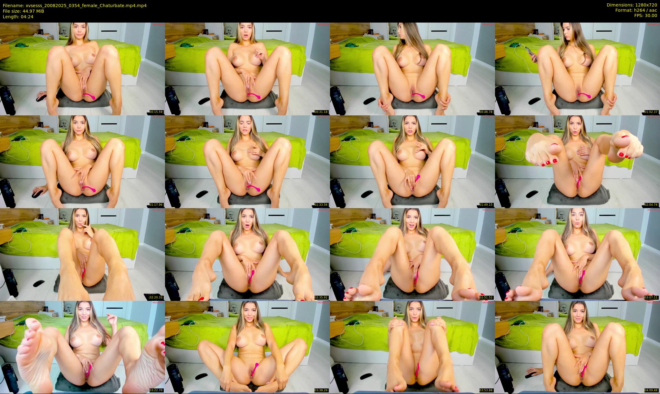 xvsesss — 5 minute Chaturbate female cam show recording, 720p, Aug 20, 2025