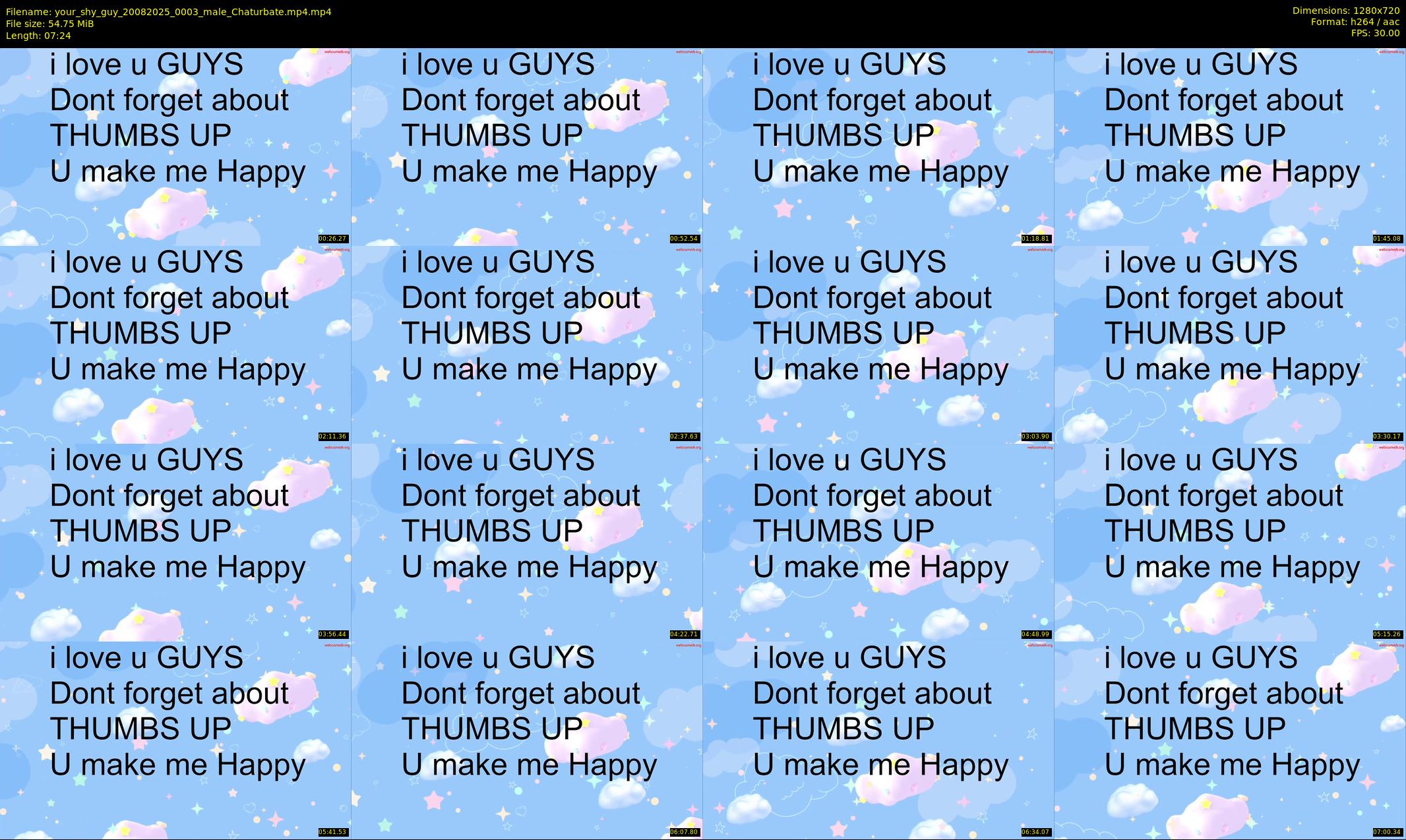 your_shy_guy — 8 minute Chaturbate male cam show recording, 720p, Aug 20, 2025