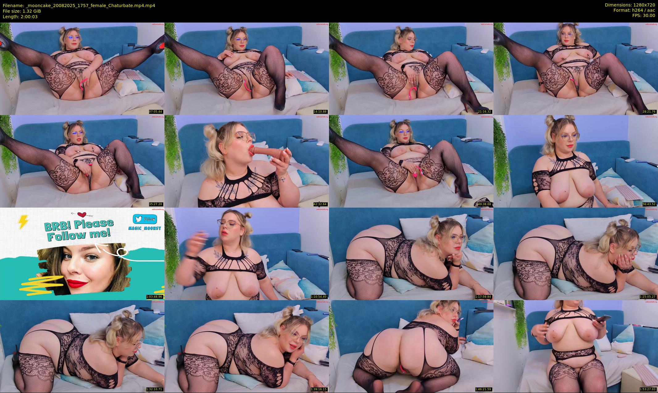 _mooncake — 121 minute Chaturbate female cam show recording, 720p, Aug 20, 2025