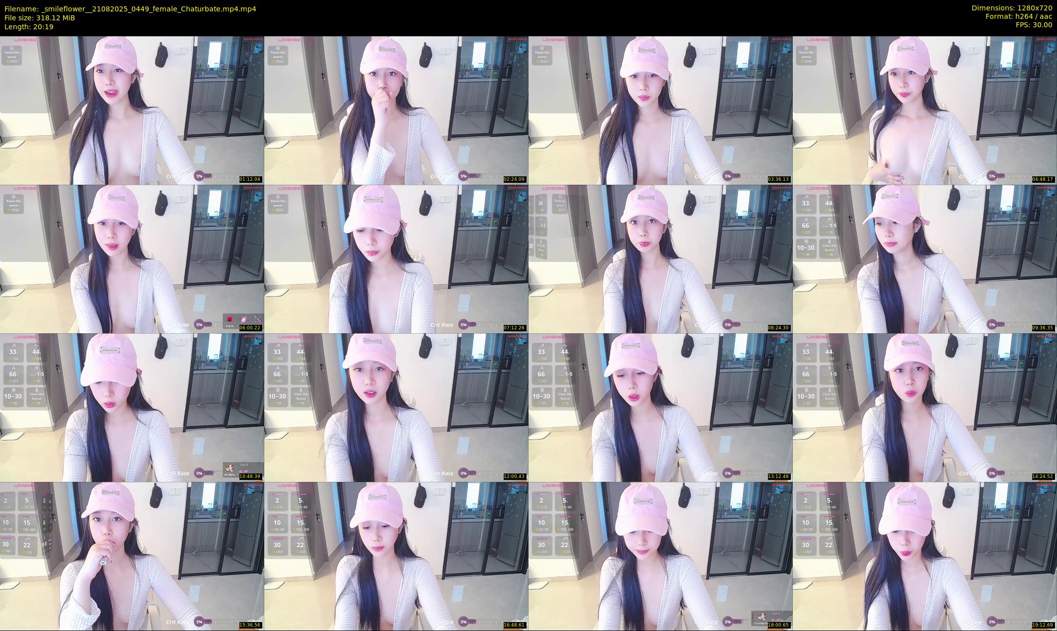 _smileflower_ — 21 minute Chaturbate female cam show recording, 720p, Aug 21, 2025