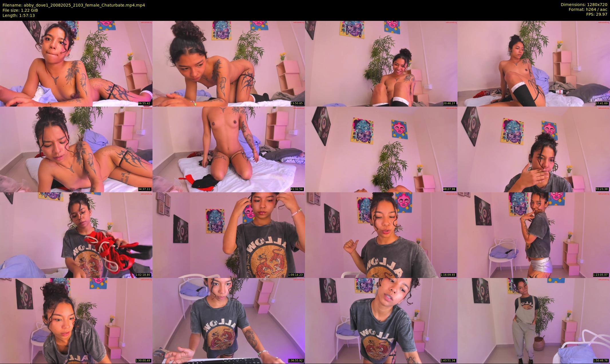 abby_dove1 — 118 minute Chaturbate female cam show recording, 720p, Aug 20, 2025