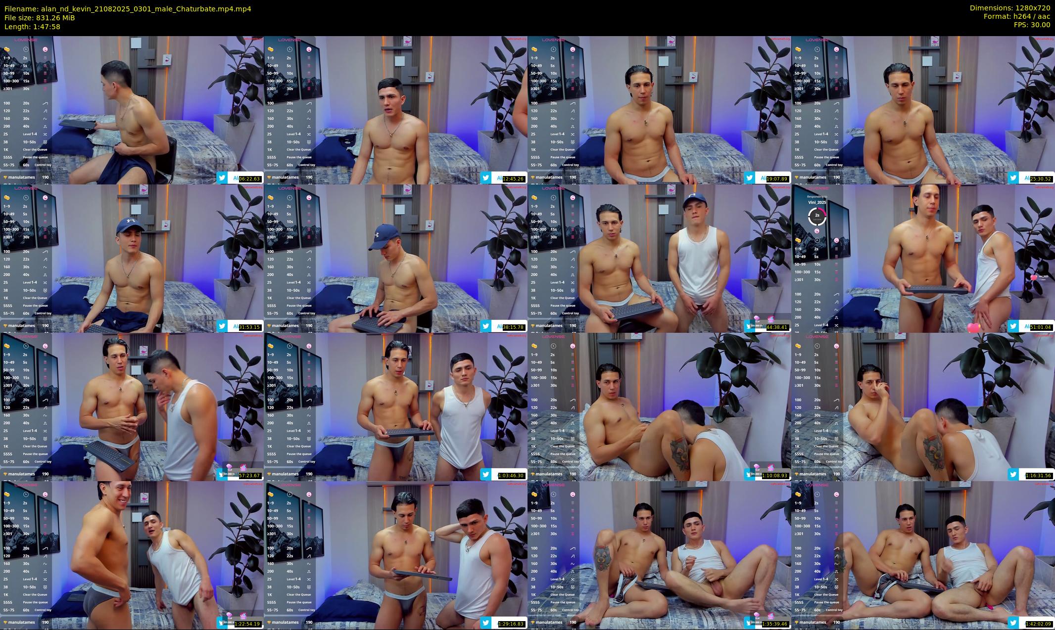alan_nd_kevin — 108 minute Chaturbate male cam show recording, 720p, Aug 21, 2025