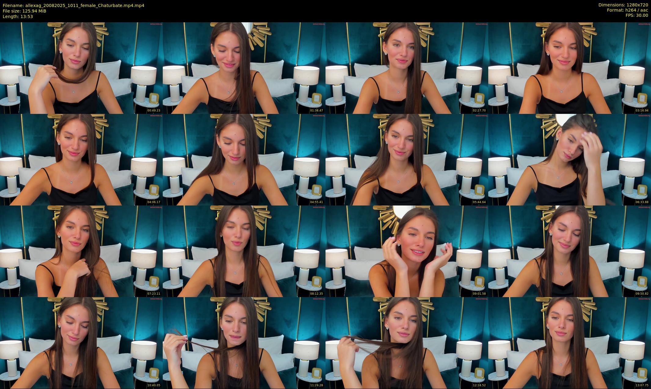allexag — 14 minute Chaturbate female cam show recording, 720p, Aug 20, 2025