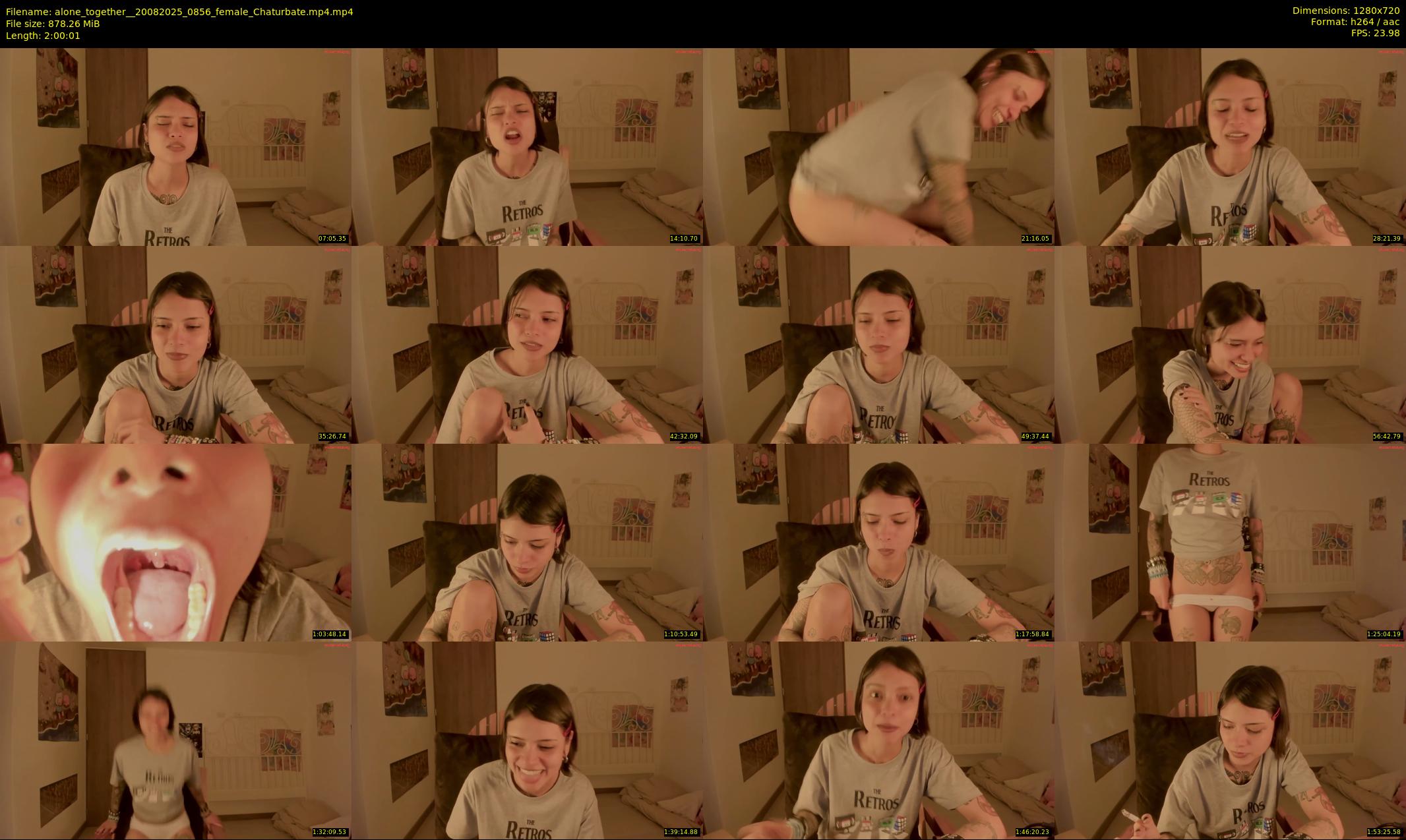 alone_together_ — 121 minute Chaturbate female cam show recording, 720p, Aug 20, 2025