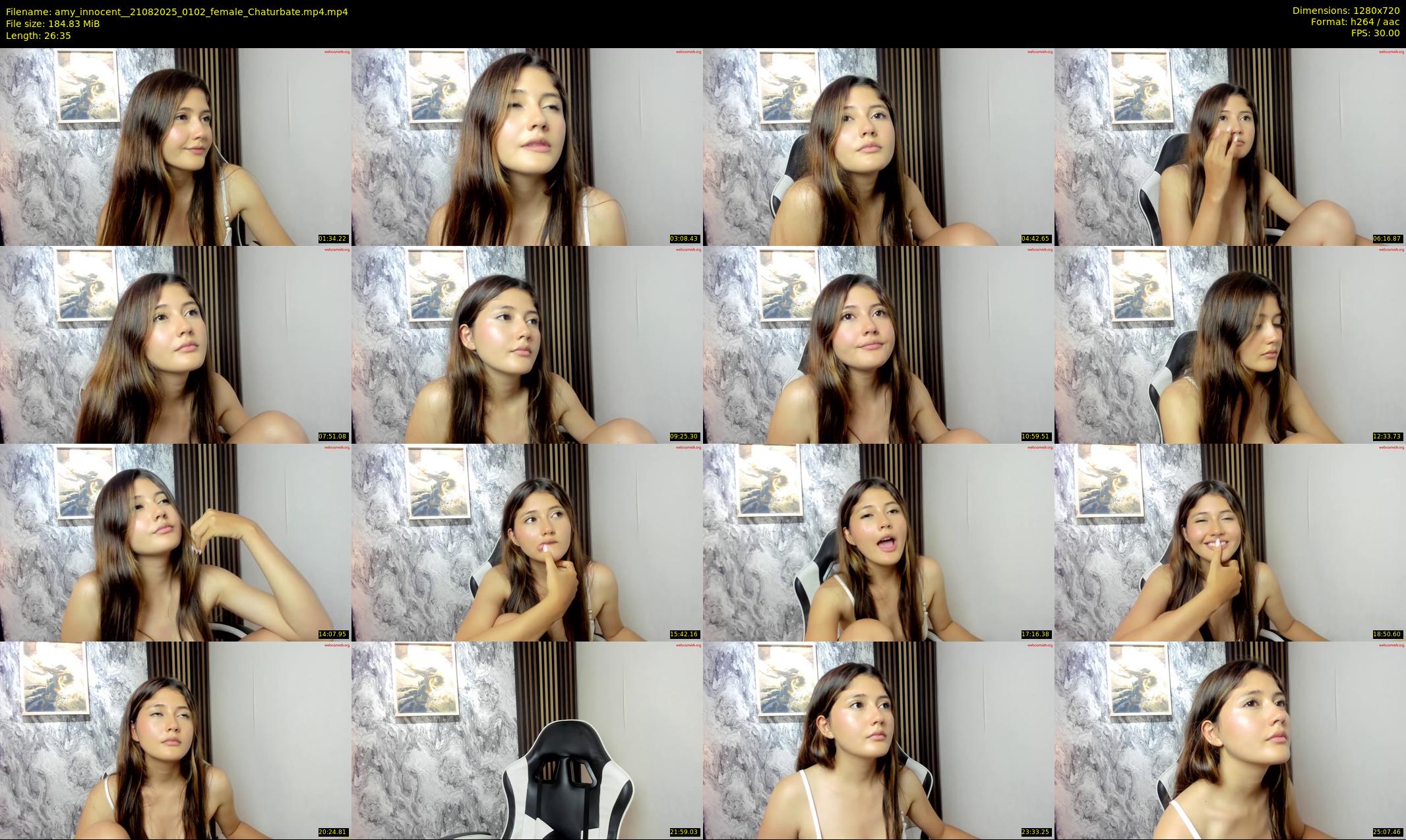 amy_innocent_ — 27 minute Chaturbate female cam show recording, 720p, Aug 21, 2025