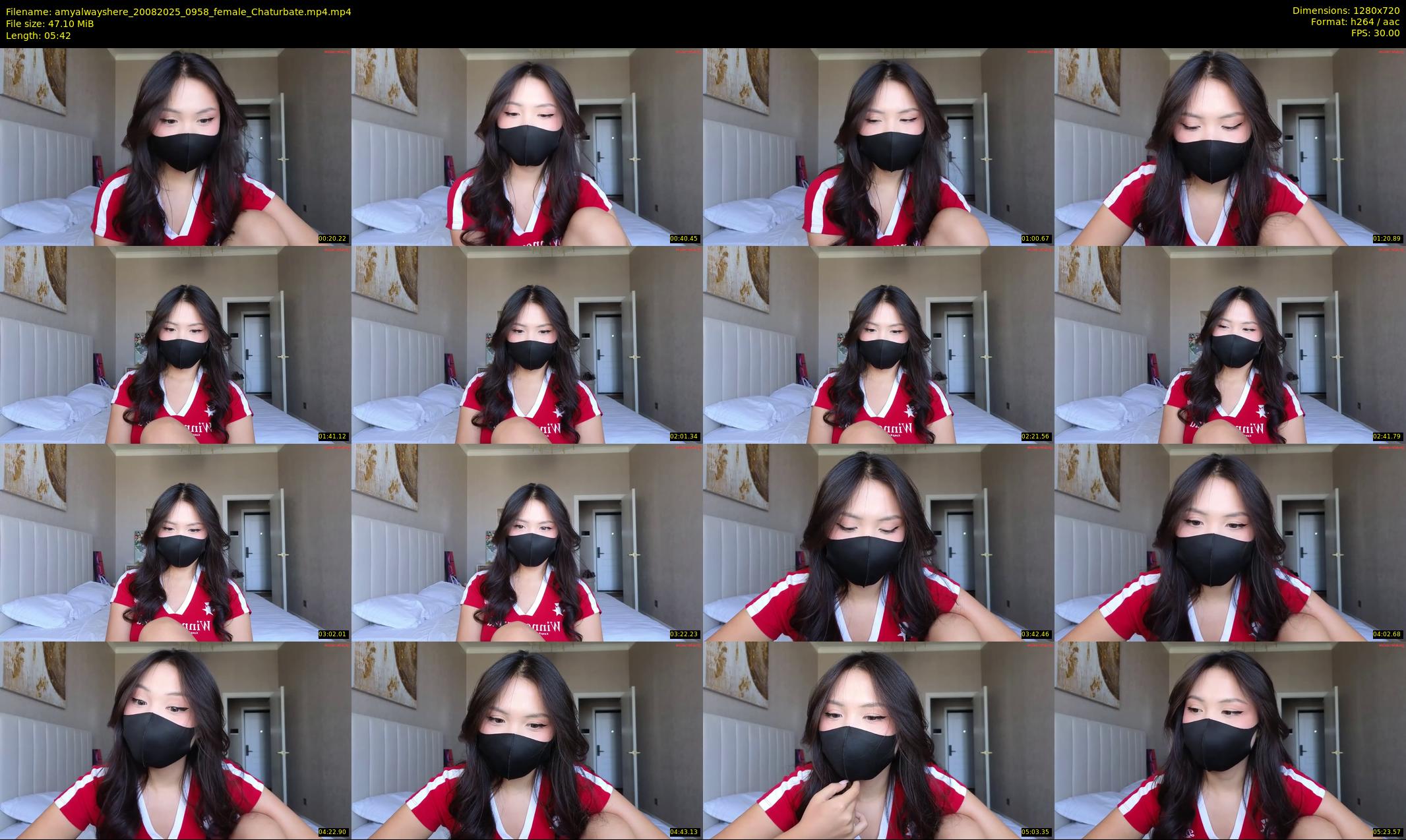 amyalwayshere — 6 minute Chaturbate female cam show recording, 720p, Aug 20, 2025