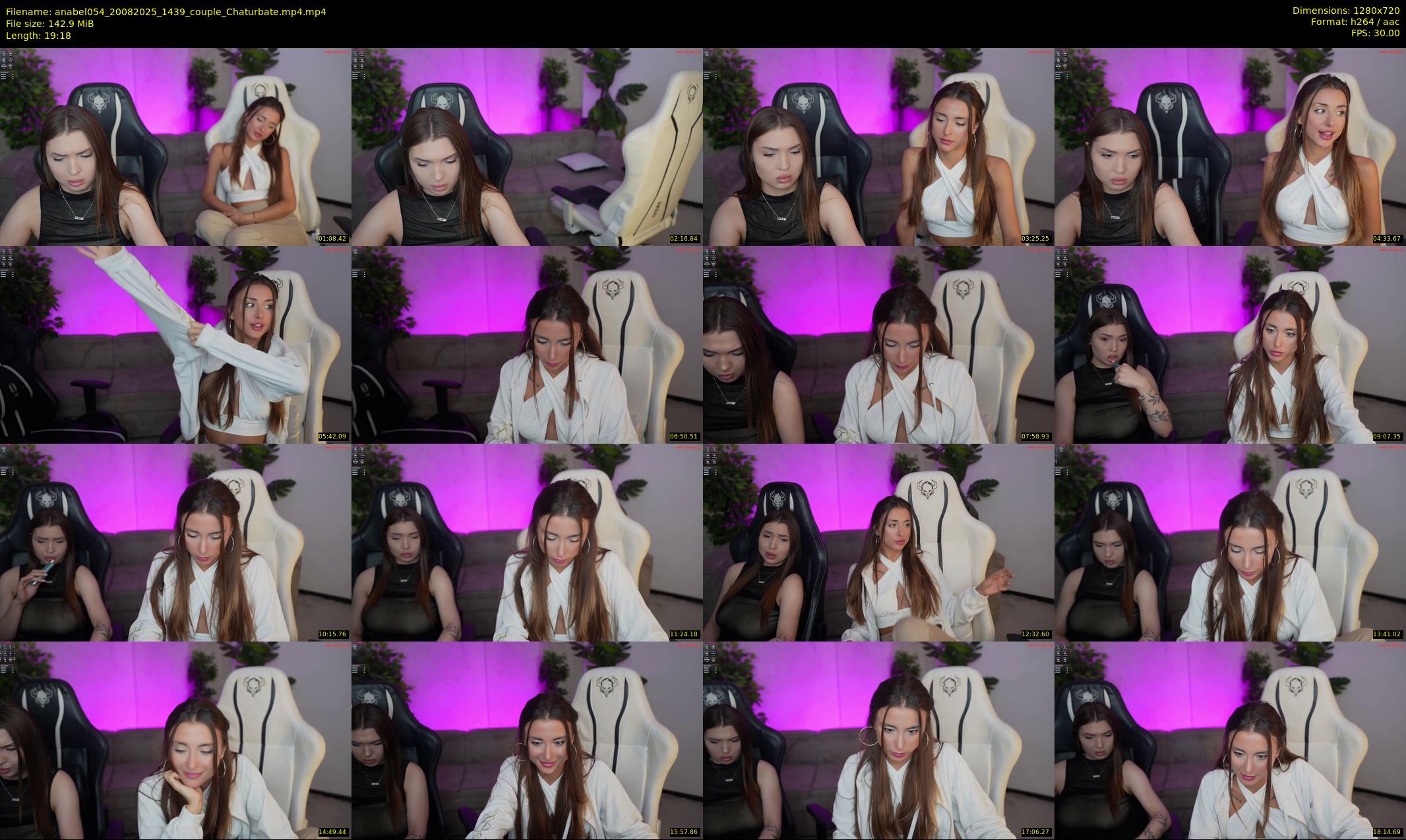 anabel054 — 20 minute Chaturbate female cam show recording, 720p, Aug 20, 2025