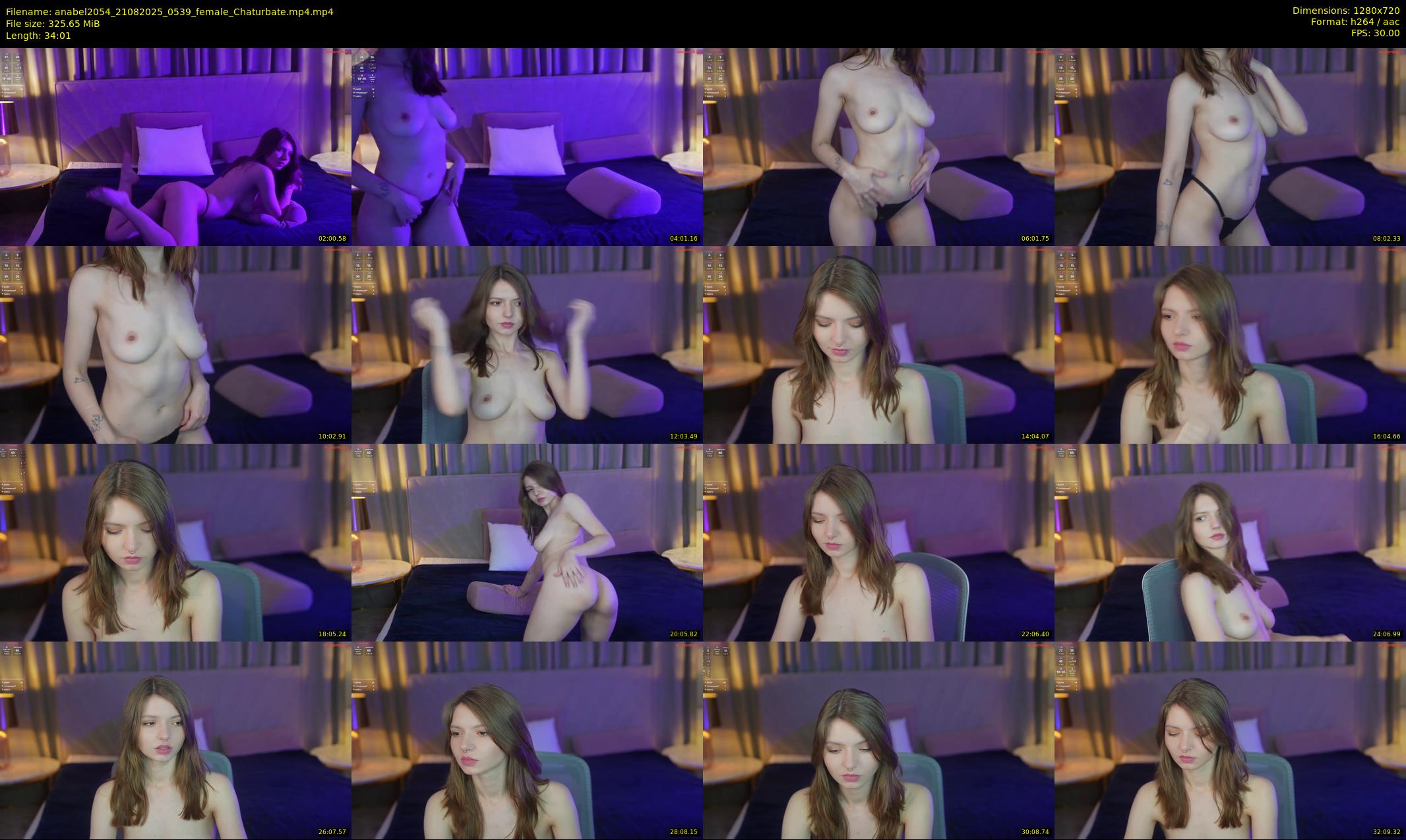 anabel2054 — 35 minute Chaturbate female cam show recording, 720p, Aug 21, 2025