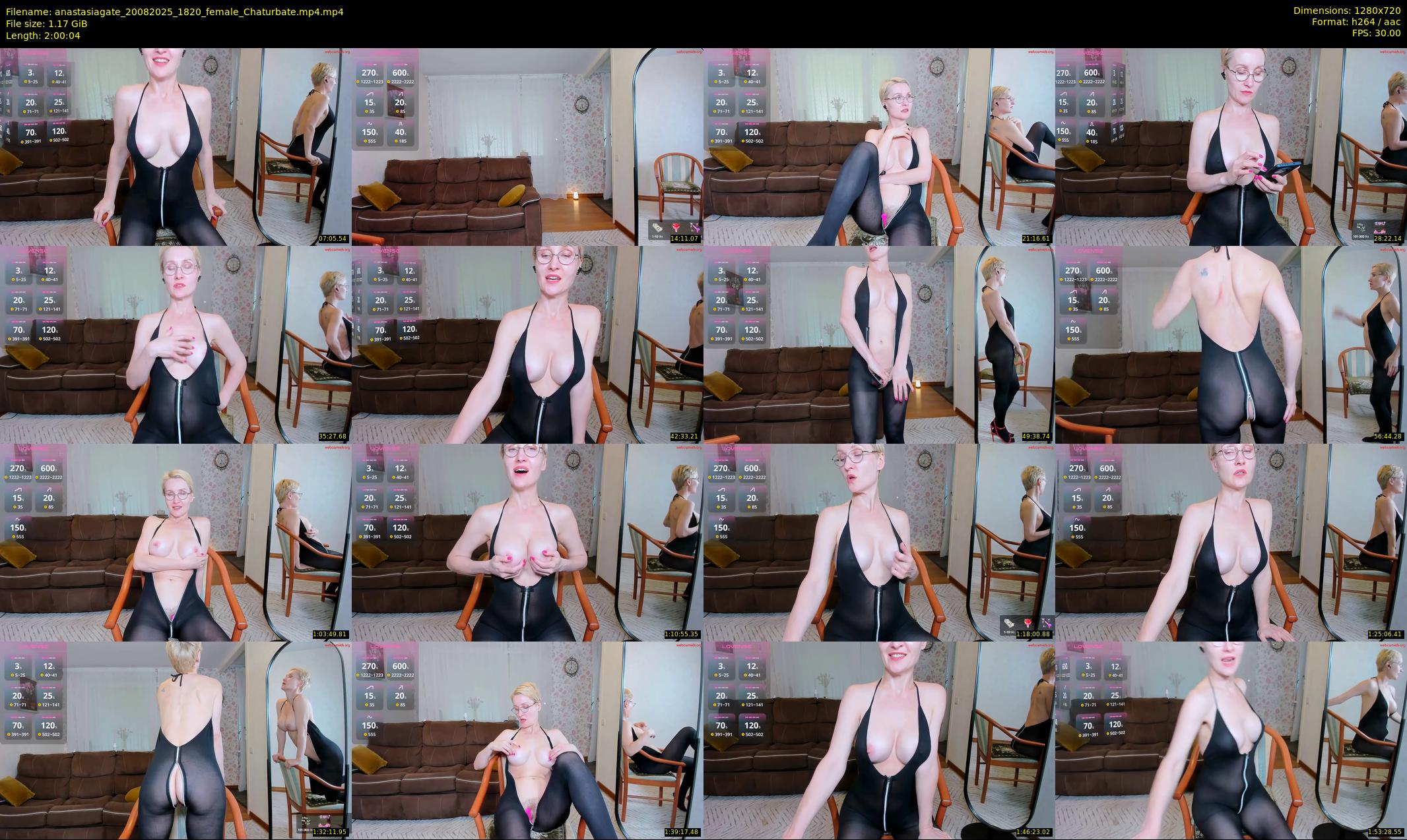 anastasiagate — 121 minute Chaturbate female cam show recording, 720p, Aug 20, 2025
