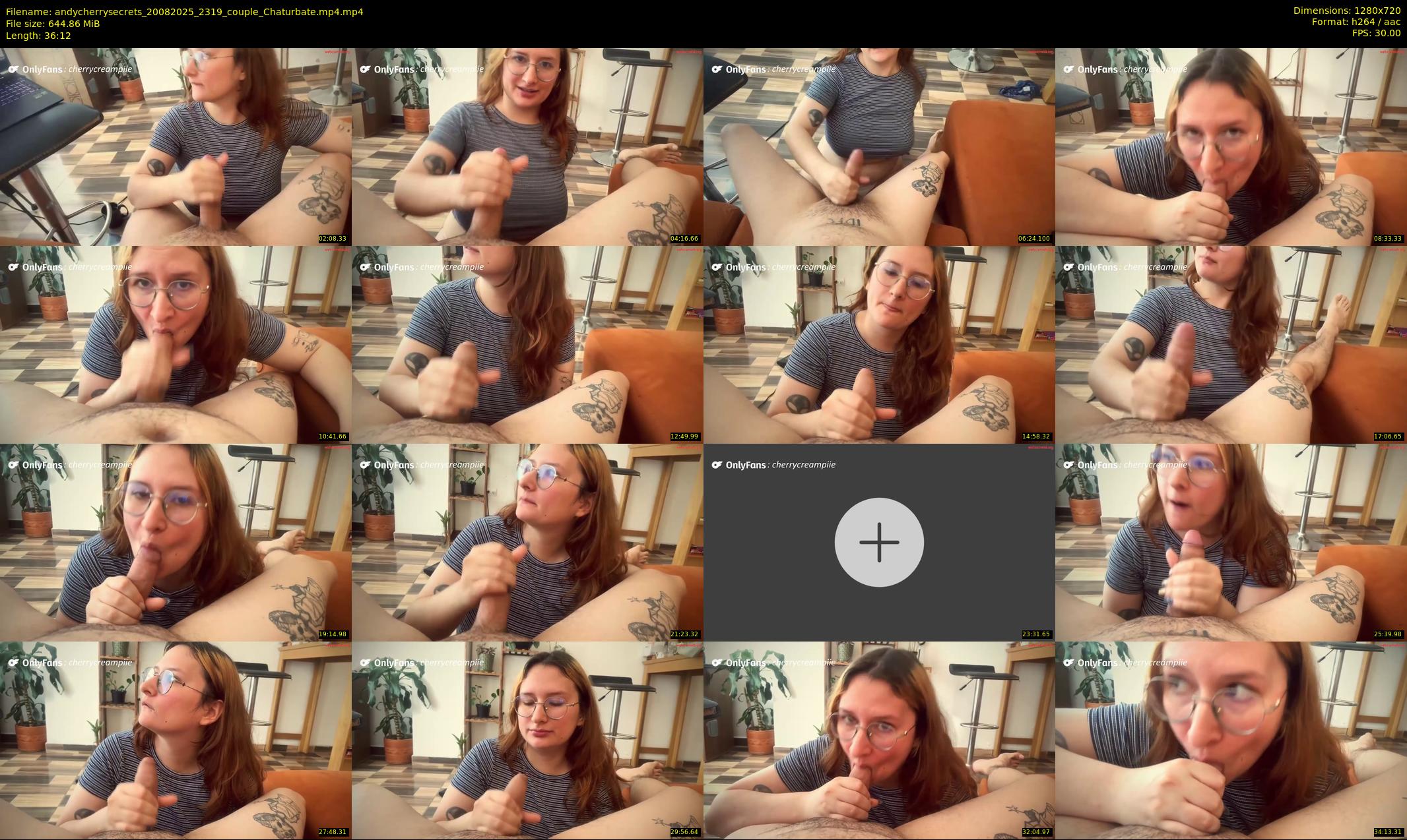 andycherrysecrets — 37 minute Chaturbate couple cam show recording, 720p, Aug 20, 2025