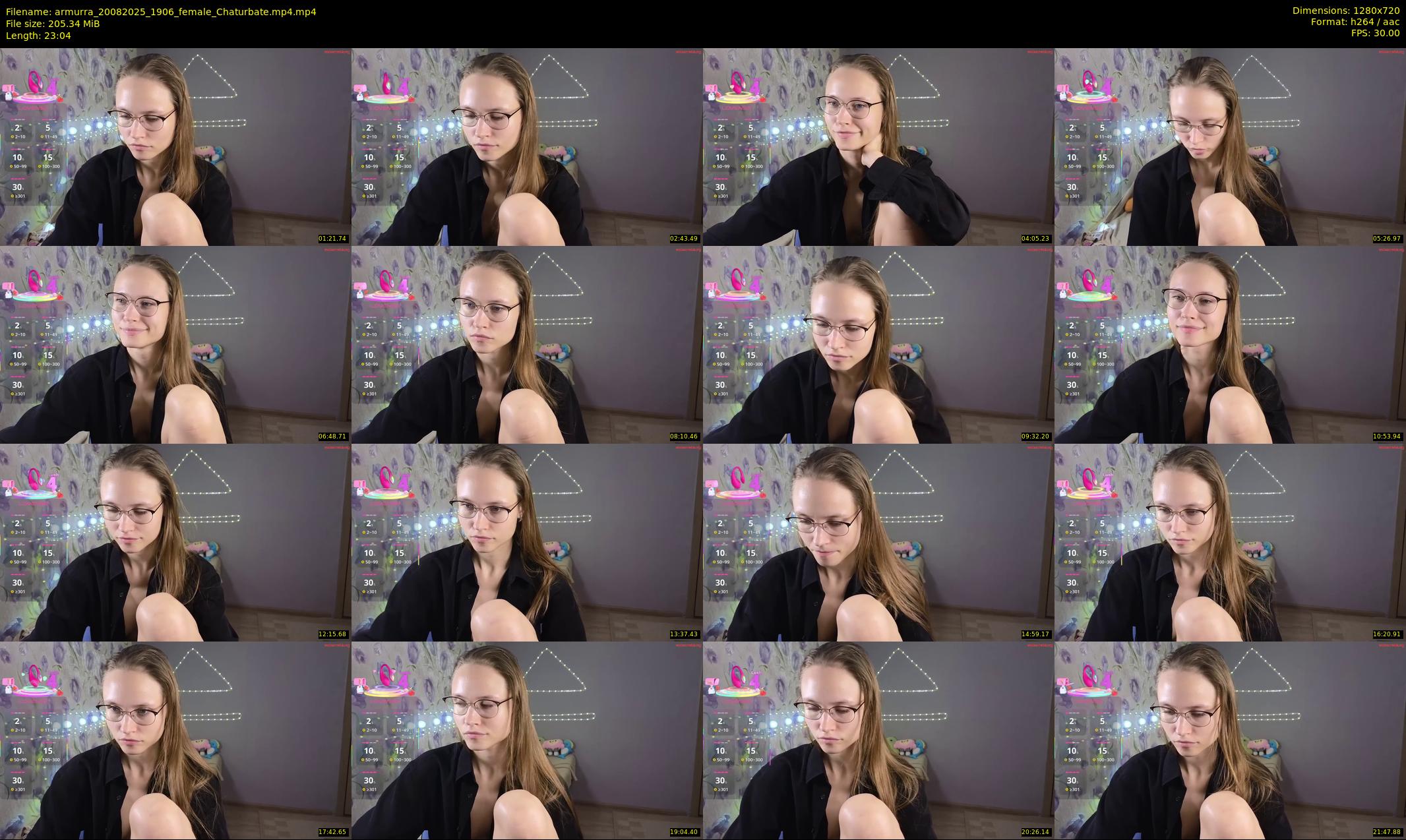 armurra — 24 minute Chaturbate female cam show recording, 720p, Aug 20, 2025