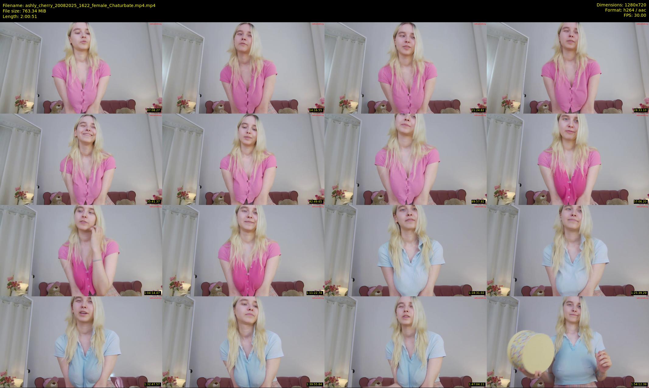ashly_cherry — 121 minute Chaturbate female cam show recording, 720p, Aug 20, 2025